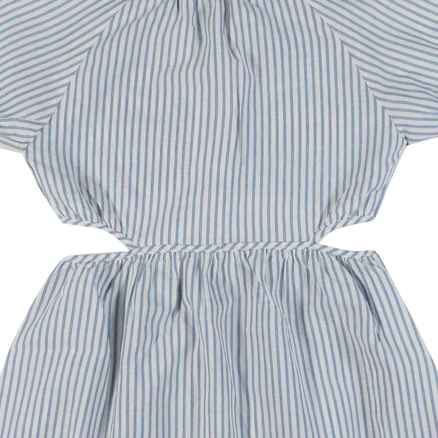 ABITO BIANCO E AZZURRO A RIGHE CON CUT OUT BAMBINA - annameglio.com abbigliamento moda