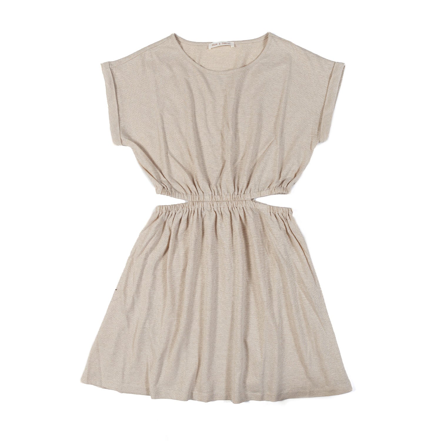 Abito sabbia con cut out bambina e teenager - annameglio.com abbigliamento moda