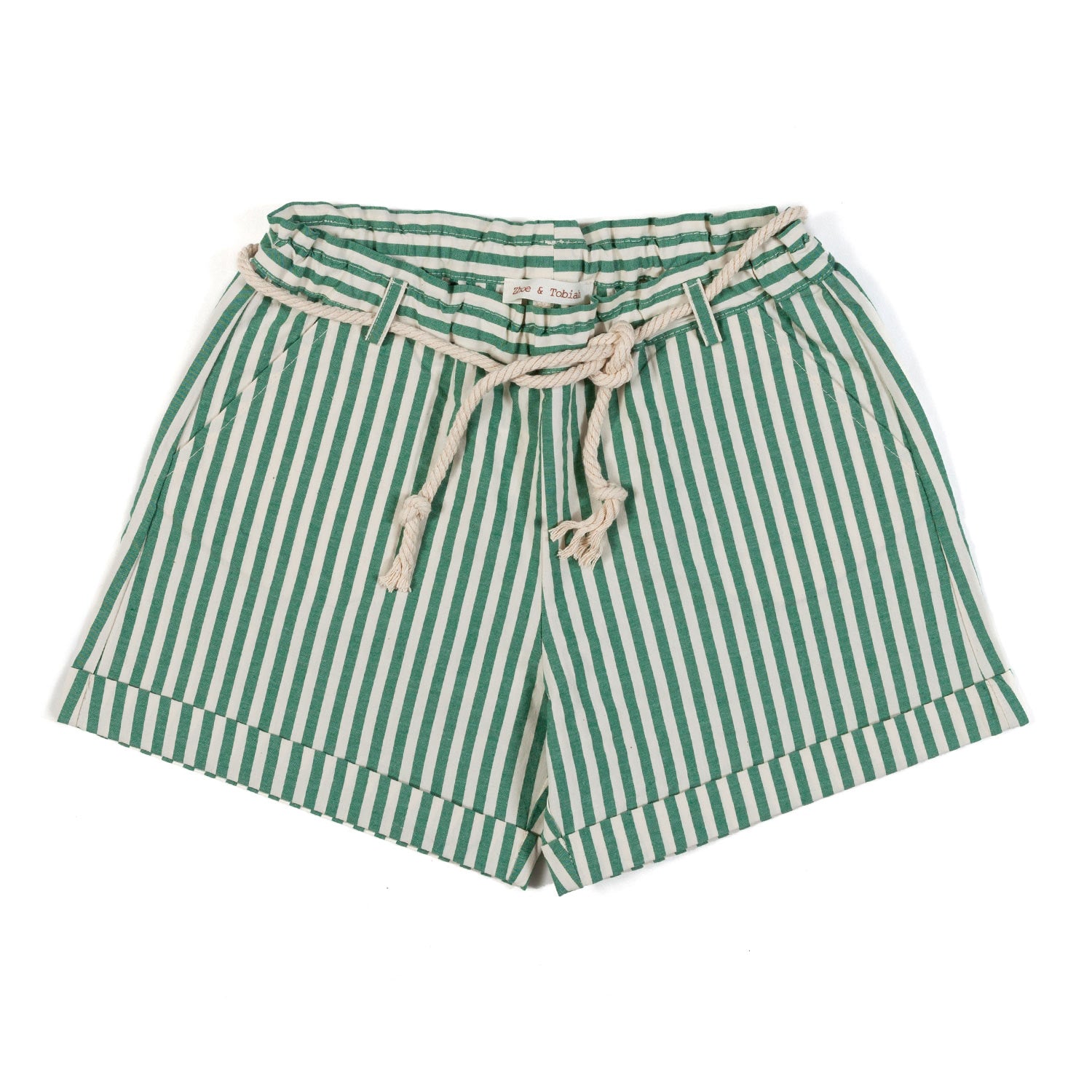 Short verde a righe bambina - annameglio.com abbigliamento moda