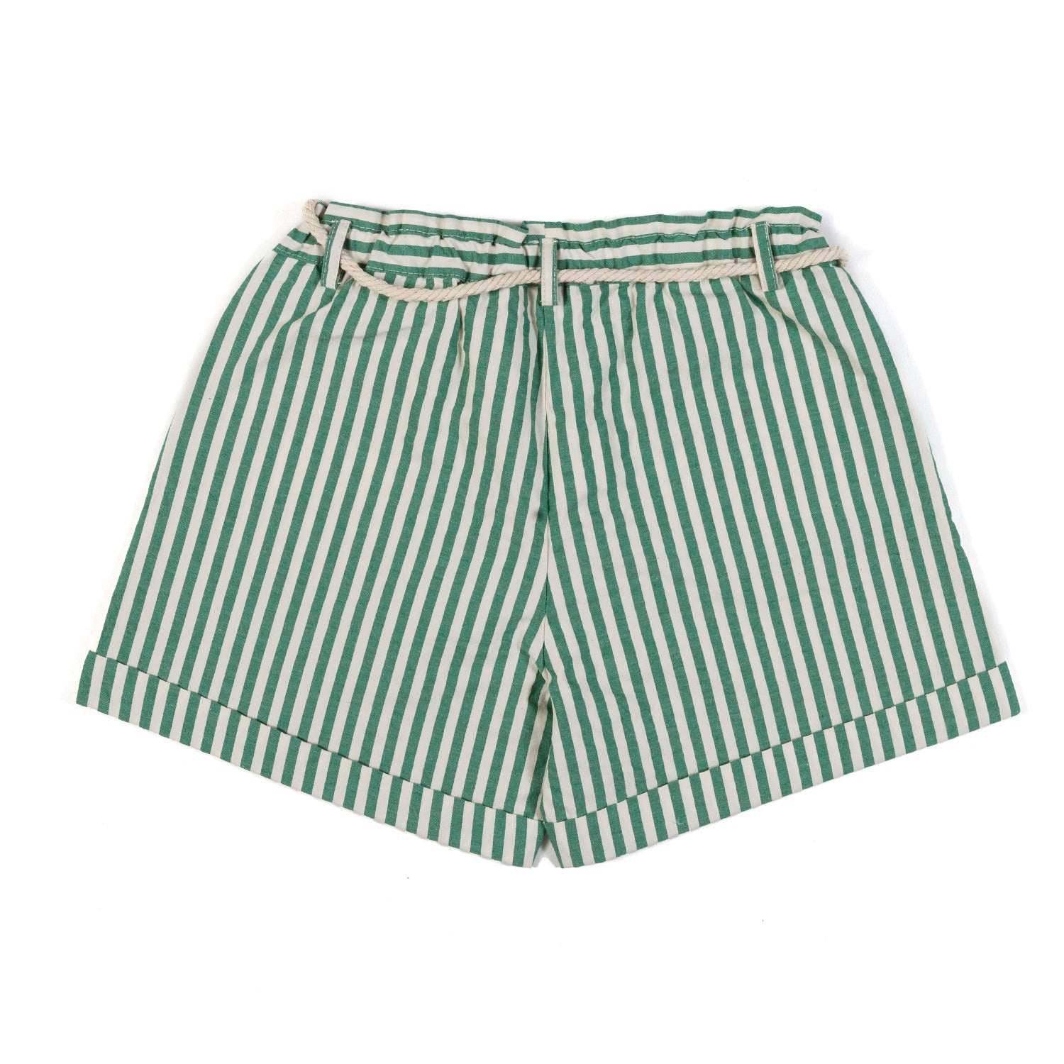 Short verde a righe bambina - annameglio.com abbigliamento moda