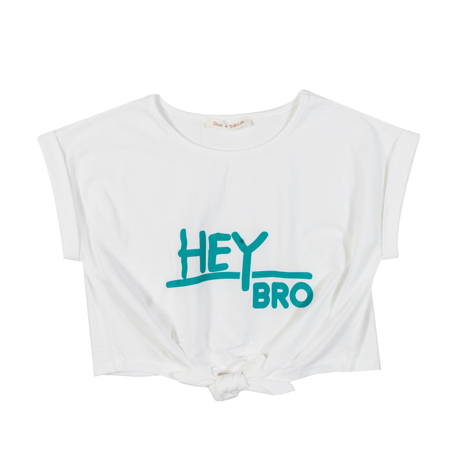 Top Bianco con  Nodo in vita - annameglio.com abbigliamento moda