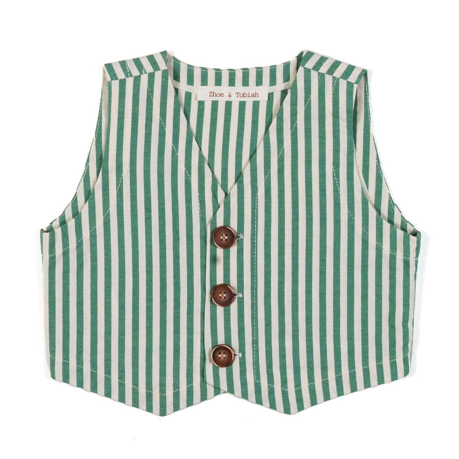 GILET VERDE A RIGHE BAMBINO - annameglio.com abbigliamento moda