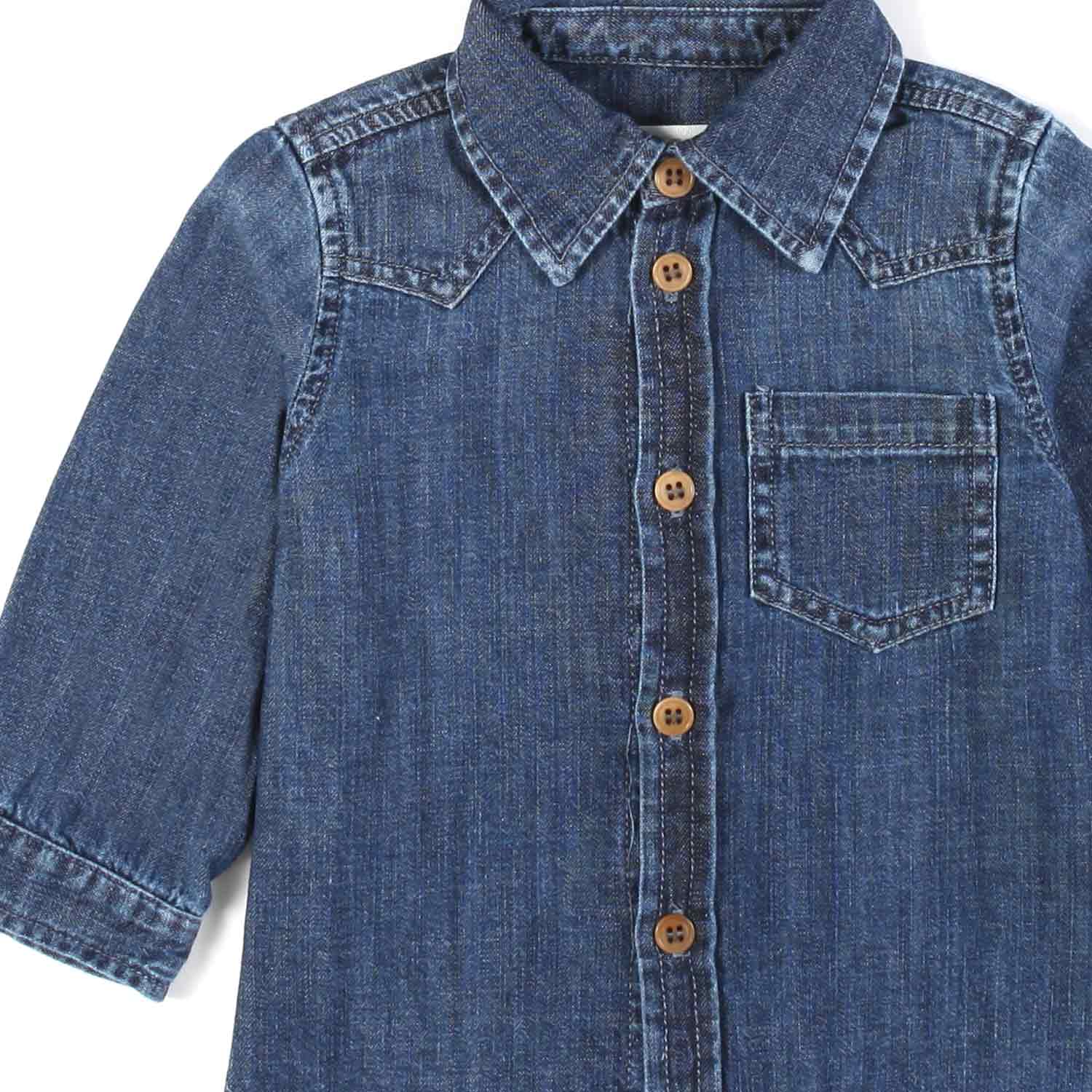 Camicia denim texana baby girl - annameglio.com abbigliamento moda
