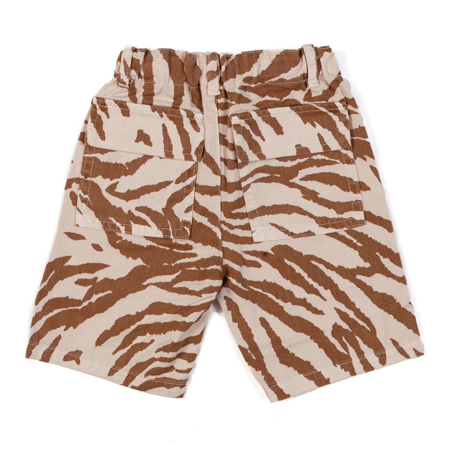 Bermuda animalier marrone e sabbia - annameglio.com abbigliamento moda