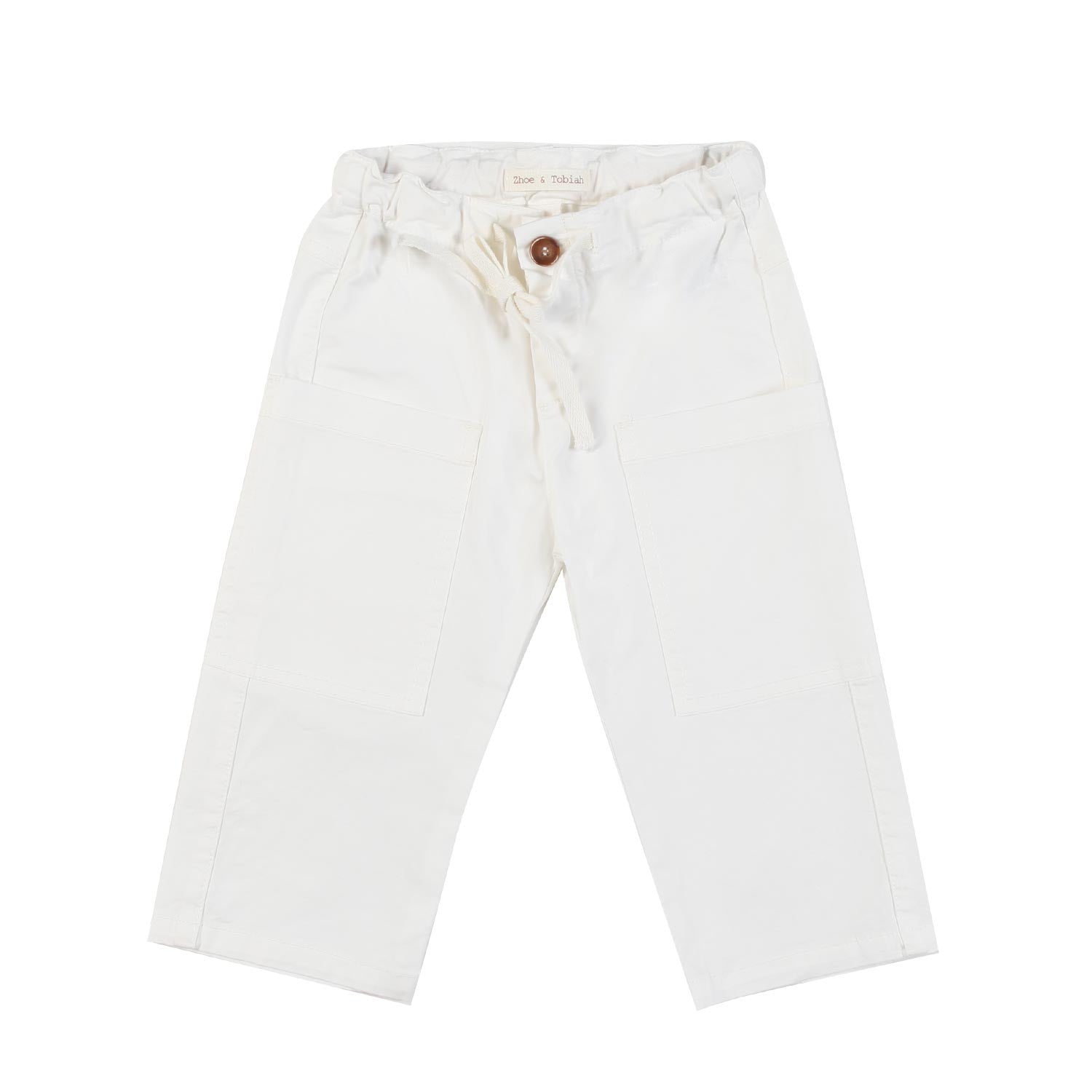 Pantalone baby patch bianco - annameglio.com abbigliamento moda