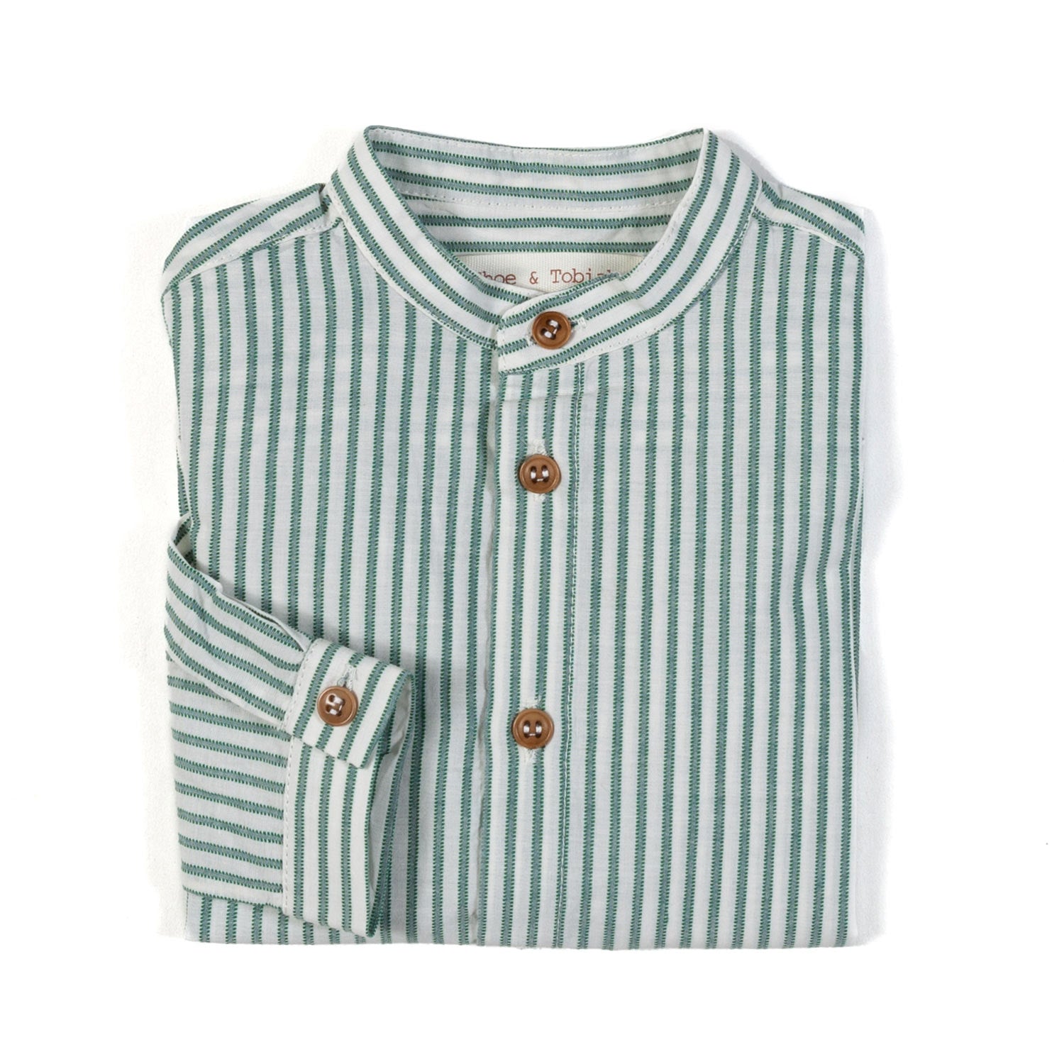 Camicia verde a righe bambino - annameglio.com abbigliamento moda