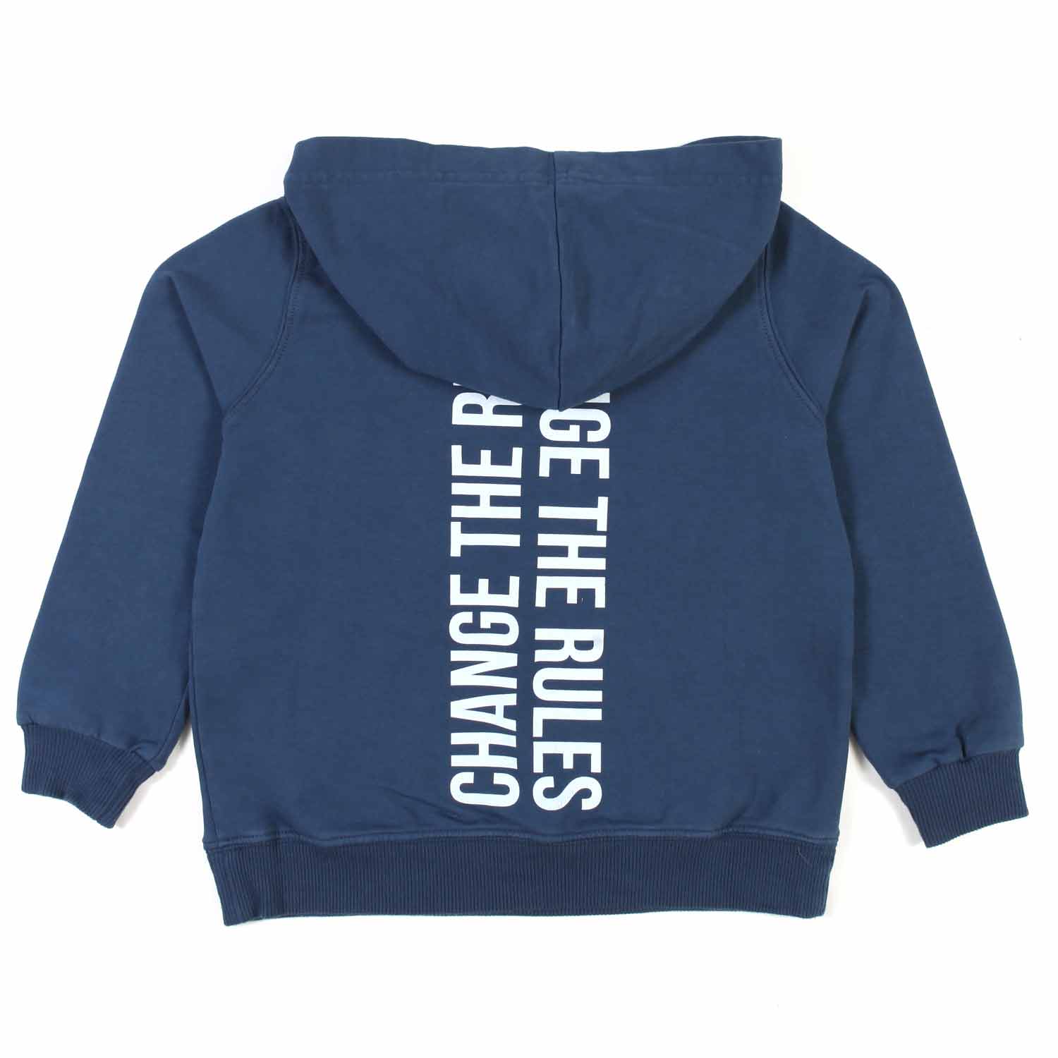 FELPA HOODIE BLU E BIANCA BAMBINO E BAMBINA - annameglio.com abbigliamento moda