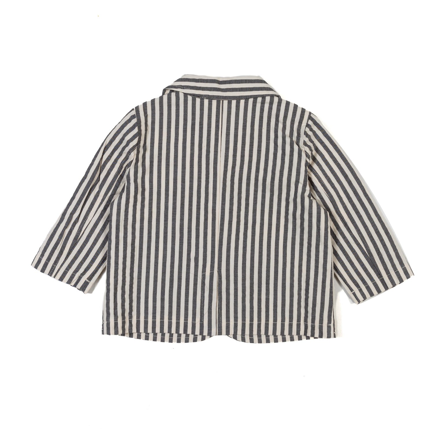 BLAZER PANNA E GRIGIO A RIGHE BIMBO E BAMBINO - annameglio.com abbigliamento moda