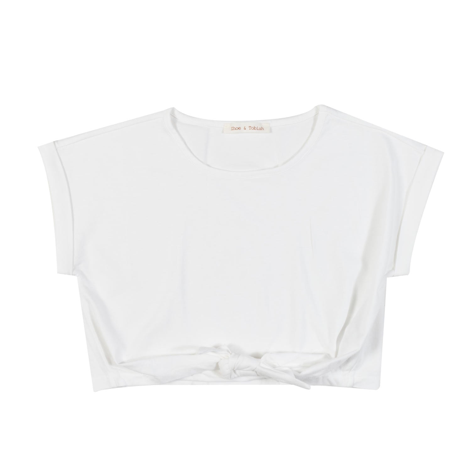 Top cropped bianco bambina - annameglio.com abbigliamento moda