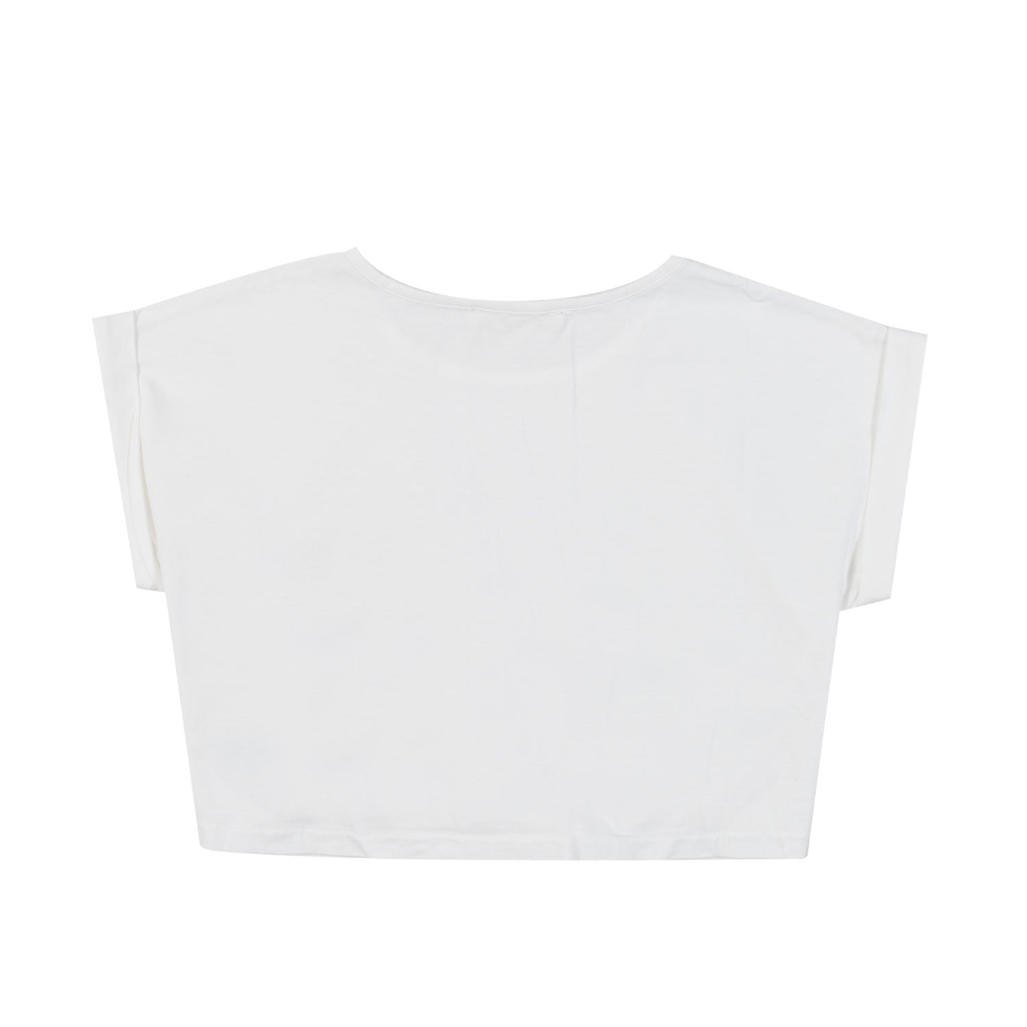 Top cropped bianco bambina - annameglio.com abbigliamento moda