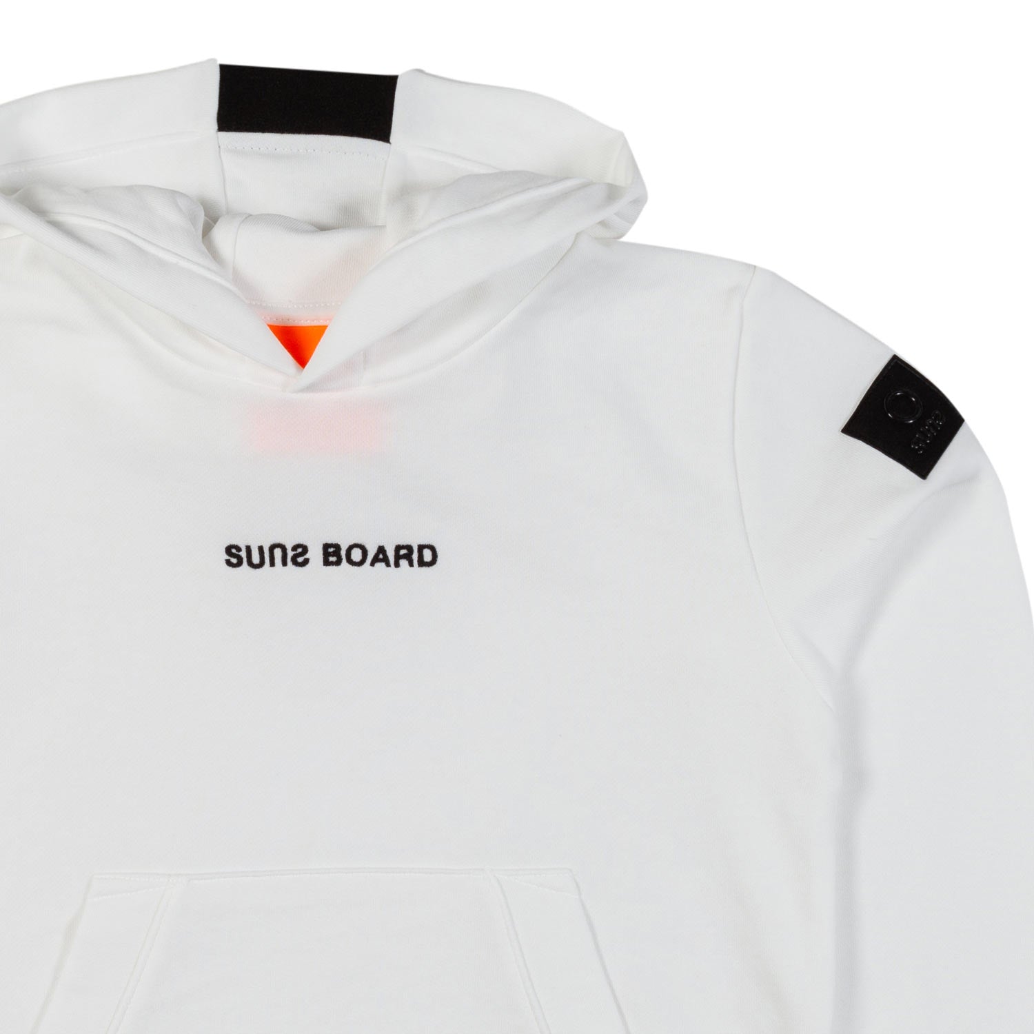 FELPA BIANCA K CLAUDIO REVERSE CON CAPPUCCIO - annameglio.com abbigliamento moda