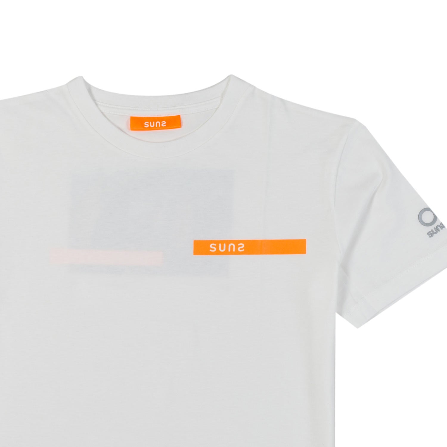 T-SHIRT BIANCA E ARANCIO K PAOLO PHOTO - annameglio.com abbigliamento moda