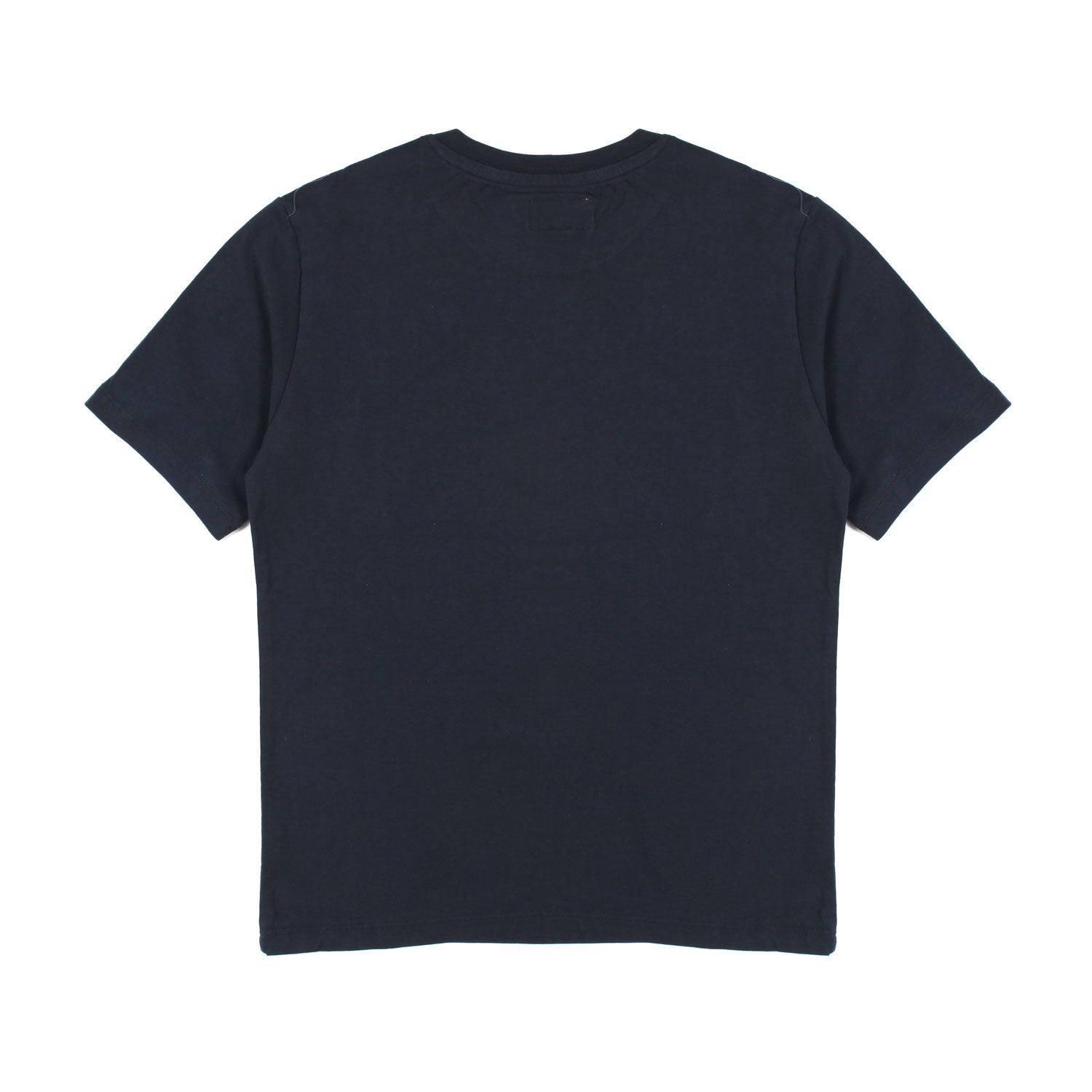 T-SHIRT BLU NAVY CON TASCHINO BLU POLVERE - annameglio.com abbigliamento moda
