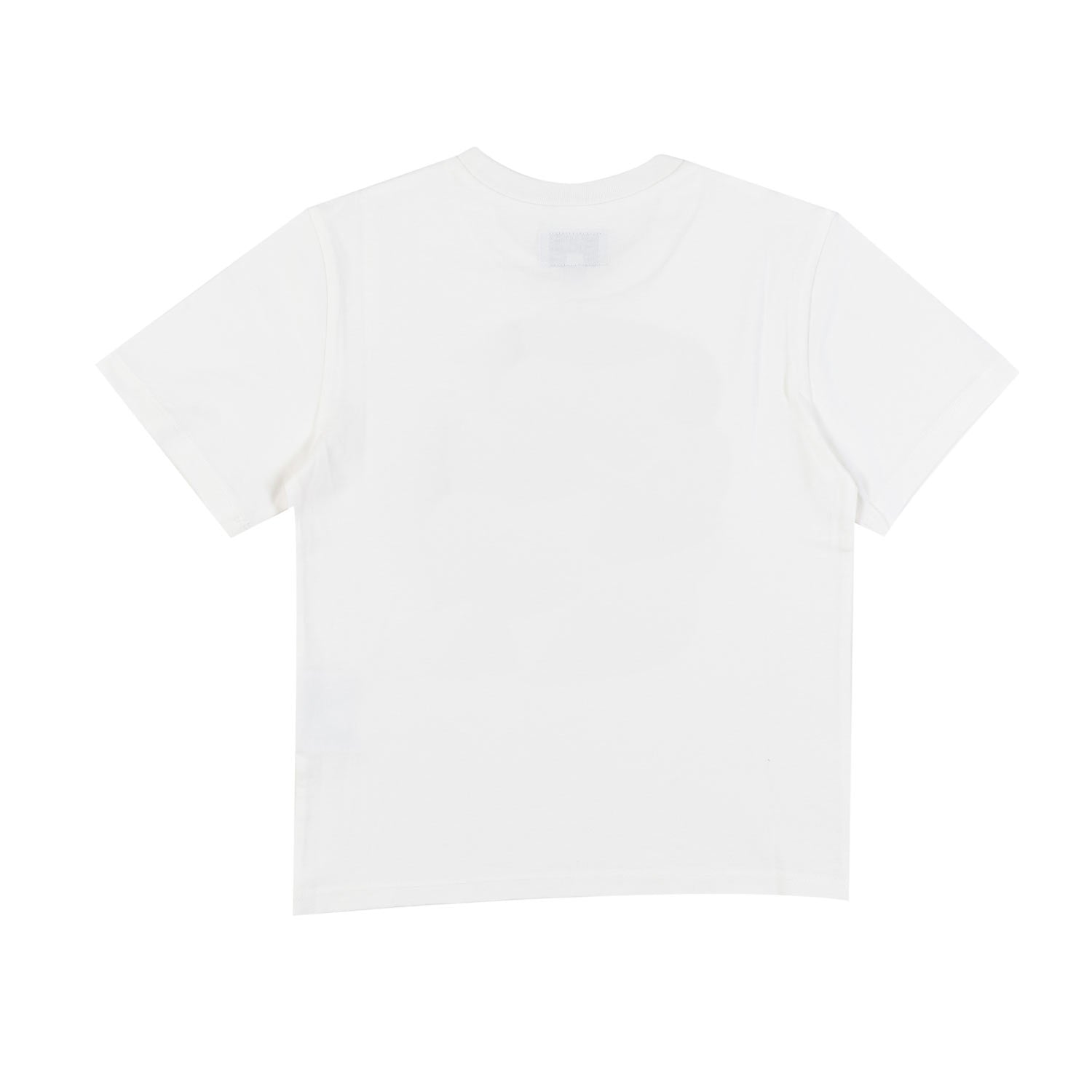 T-SHIRT BIANCA CON STAMPA VERDE SCURO BAMBINO - annameglio.com abbigliamento moda