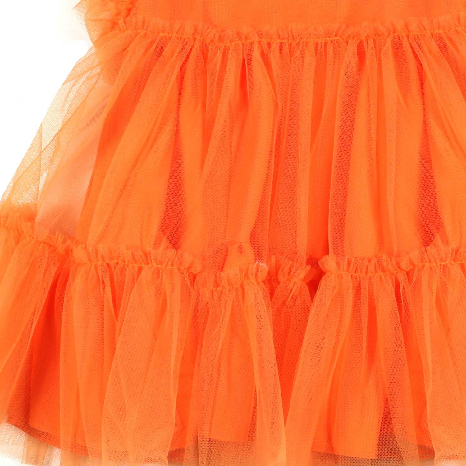 ABITO IN TULLE ARANCIONE BAMBINA - annameglio.com abbigliamento moda