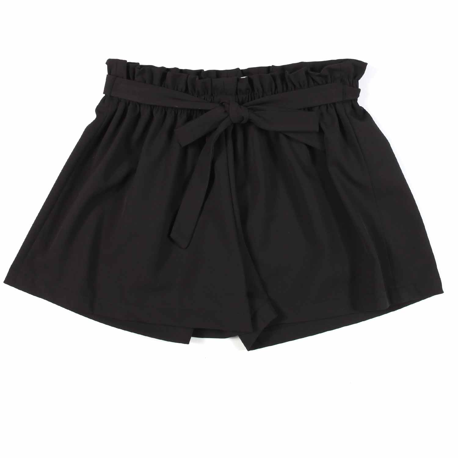 SHORTS NERI CON CINTA BAMBINA E TEENAGER - annameglio.com abbigliamento moda