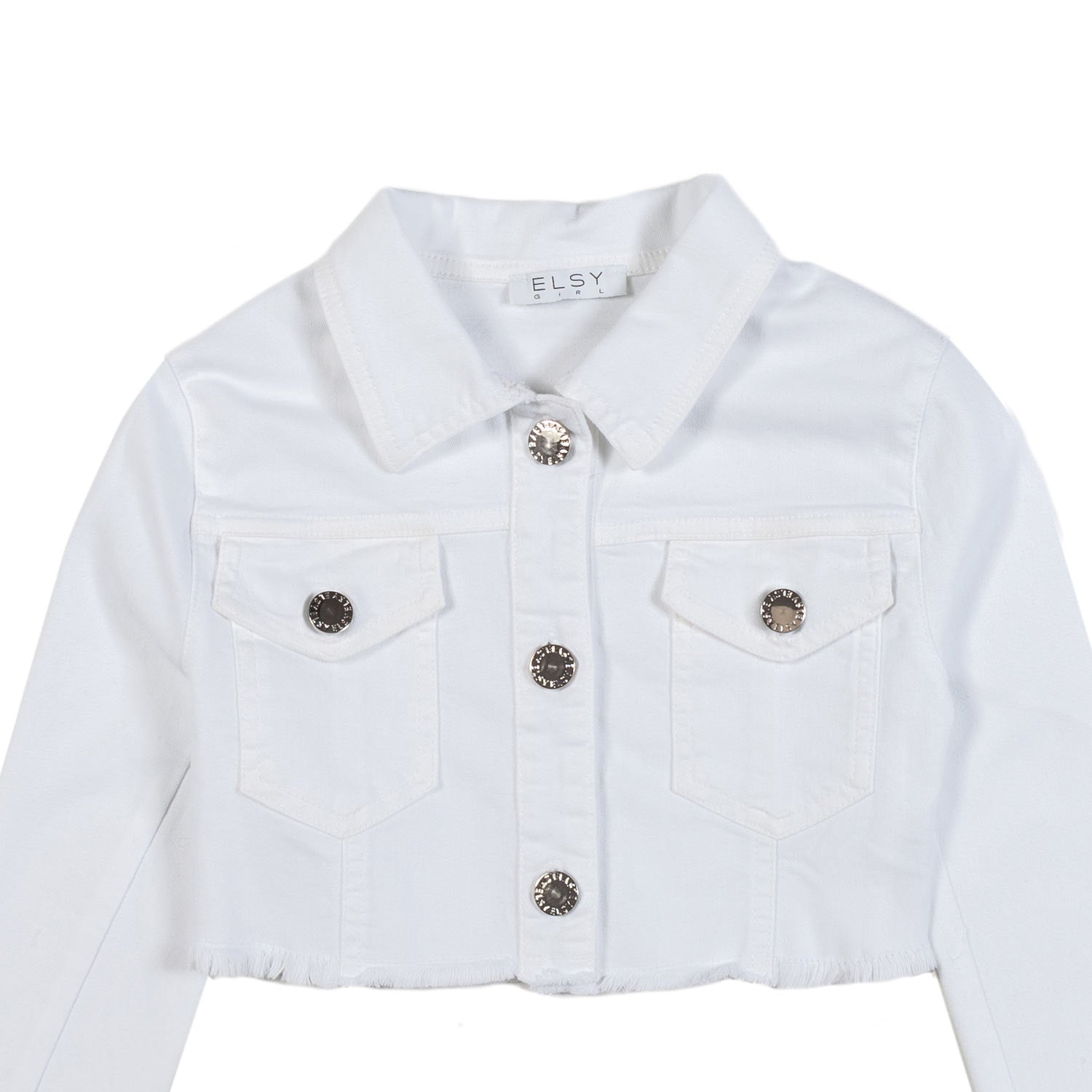 GIACCA CORTA DI JEANS BIANCA BAMBINA E TEEN - annameglio.com abbigliamento moda