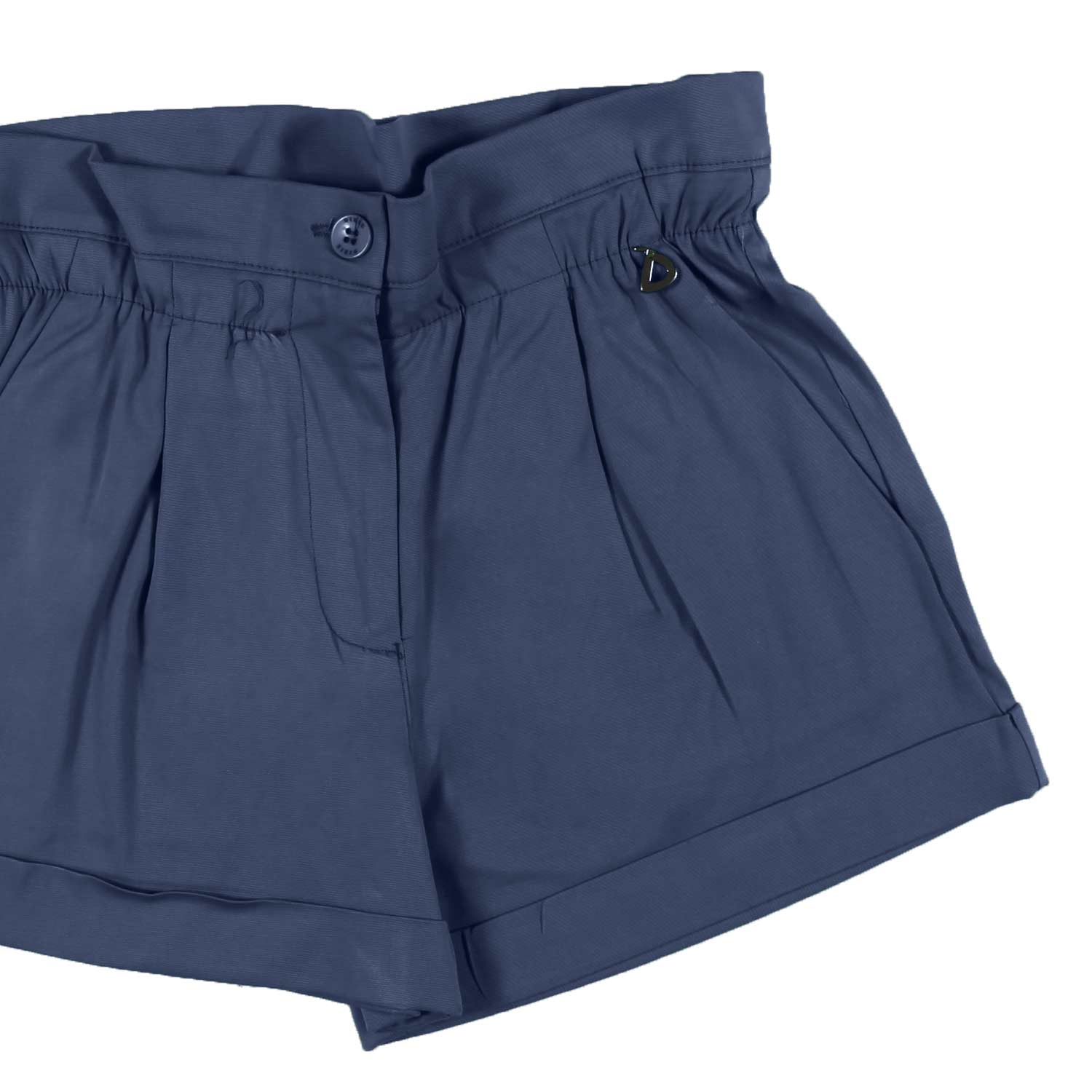 SHORTS BLU INDACO SCURO BAMBINA E RAGAZZA - annameglio.com abbigliamento moda