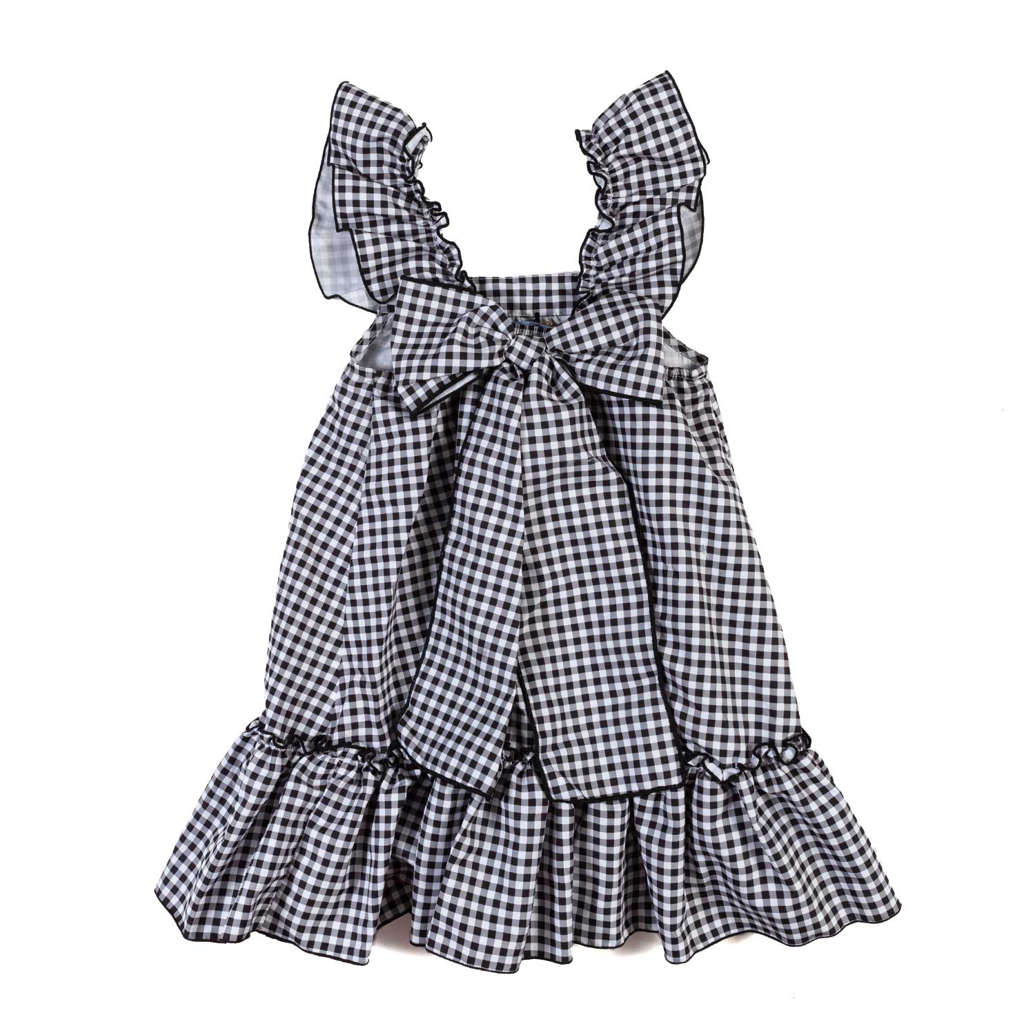 ABITO SPIAGGIA IBIZA BIANCO E BLU A QUADRI BAMBINA - annameglio.com abbigliamento moda