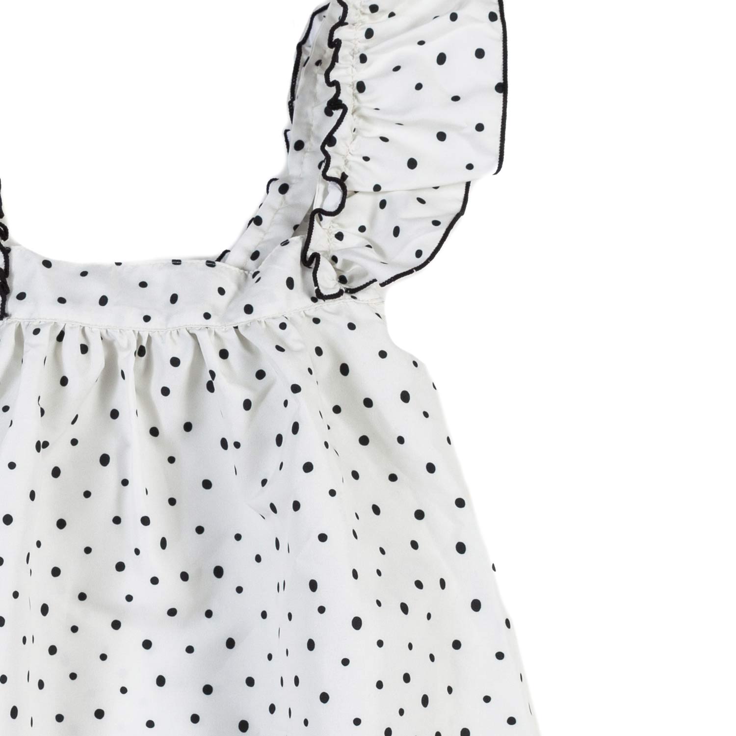 ABITO MARE FORMENTERA BIANCO A POIS BLU BAMBINA - annameglio.com abbigliamento moda