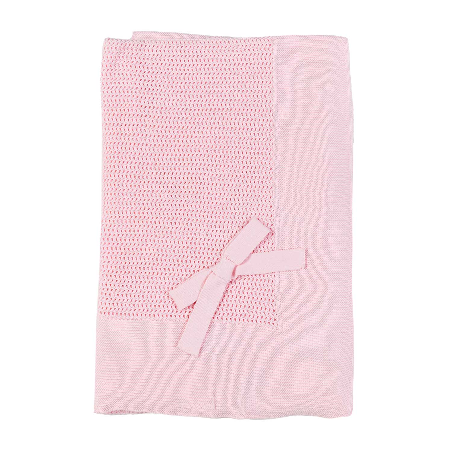 Copertina in maglia rosa delicato - annameglio.com abbigliamento moda