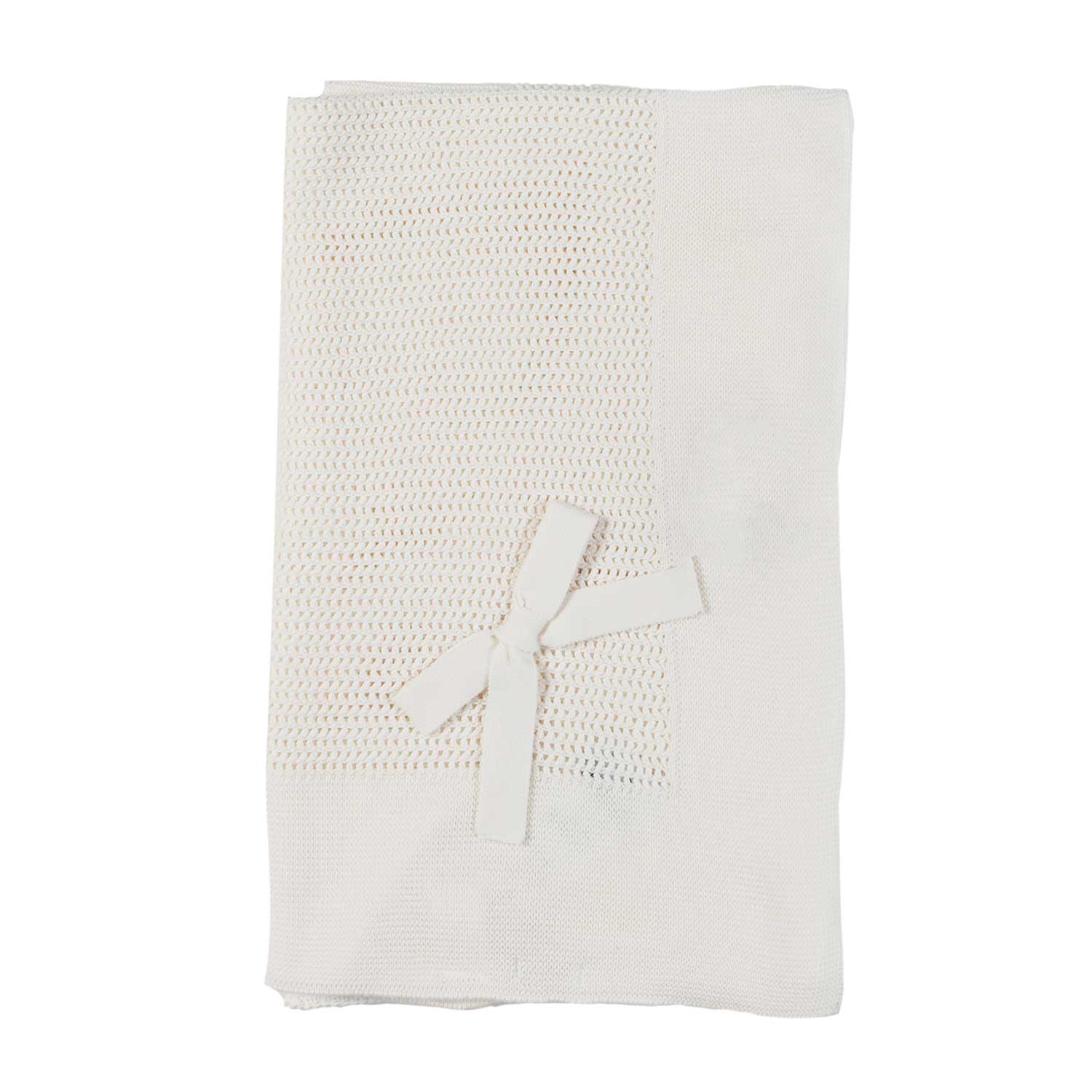 Copertina in maglia bianco latte - annameglio.com abbigliamento moda