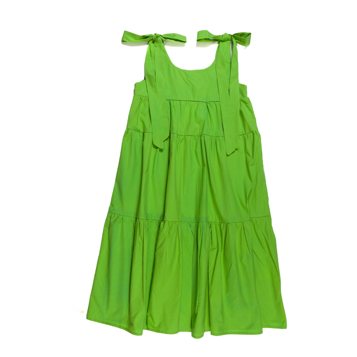 VESTITO SMANICATO VERDE BAMBINA E RAGAZZA - annameglio.com abbigliamento moda