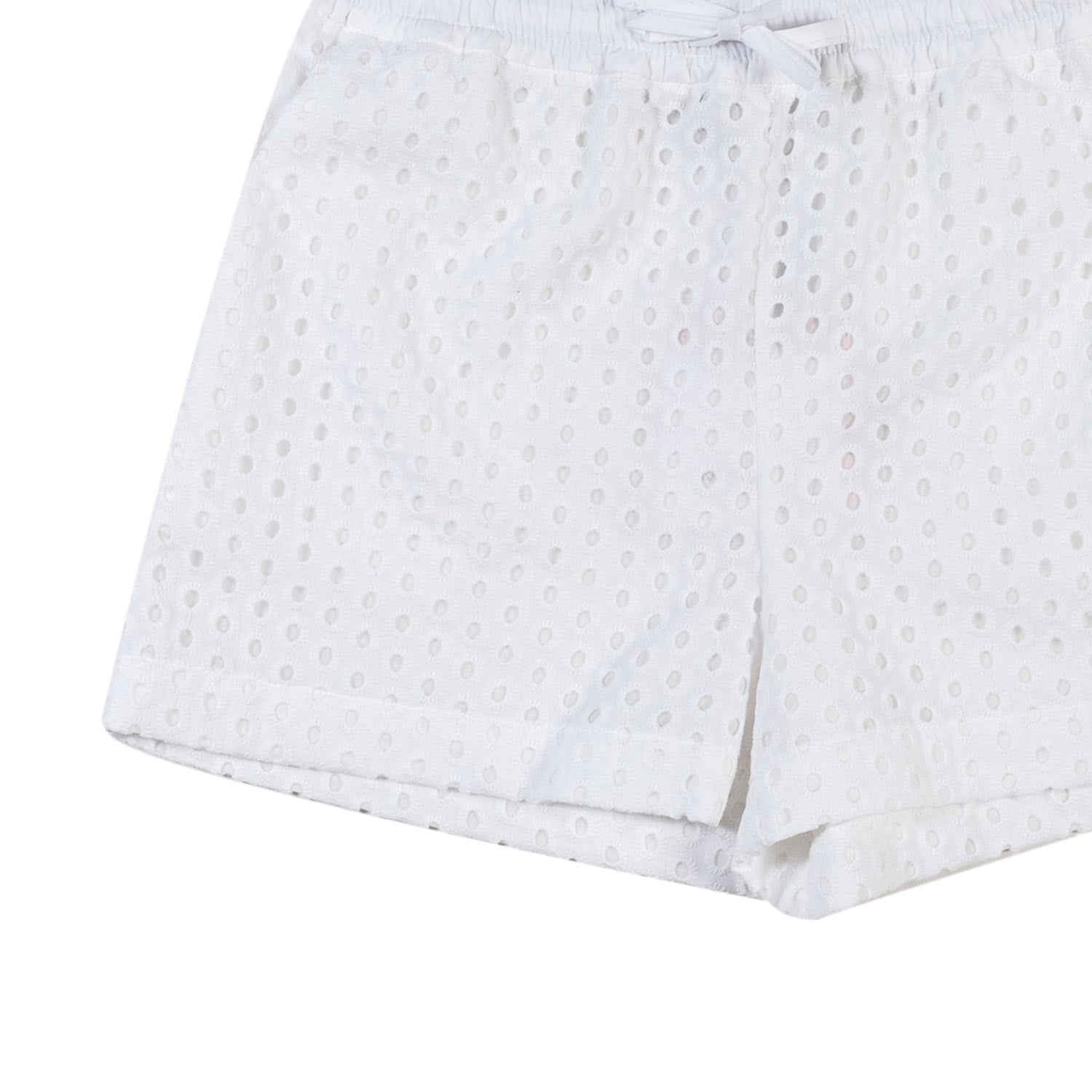 SHORTS SANGALLO BIANCO PER BAMBINA E TEENAGER - annameglio.com abbigliamento moda