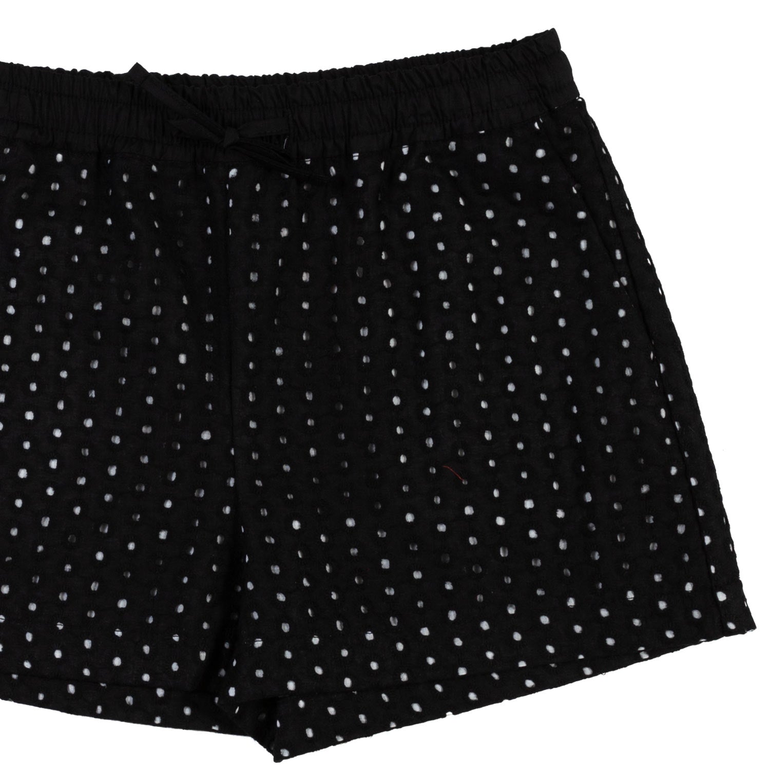 SHORTS SANGALLO NERO PER BAMBINA E TEENAGER - annameglio.com abbigliamento moda