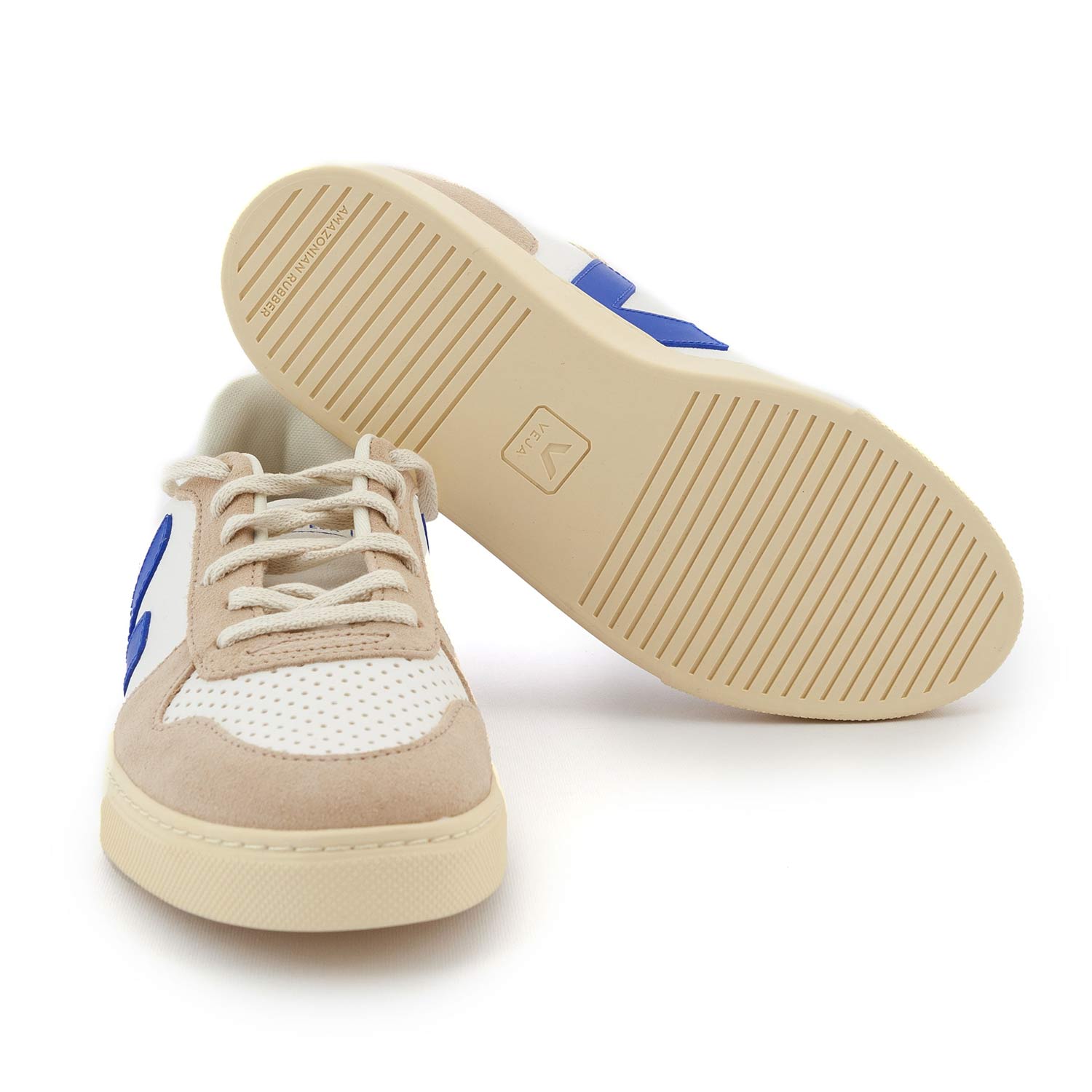 SNEAKER V10 UNISEX MANDORLA E BLU JR E TEEN - annameglio.com abbigliamento moda