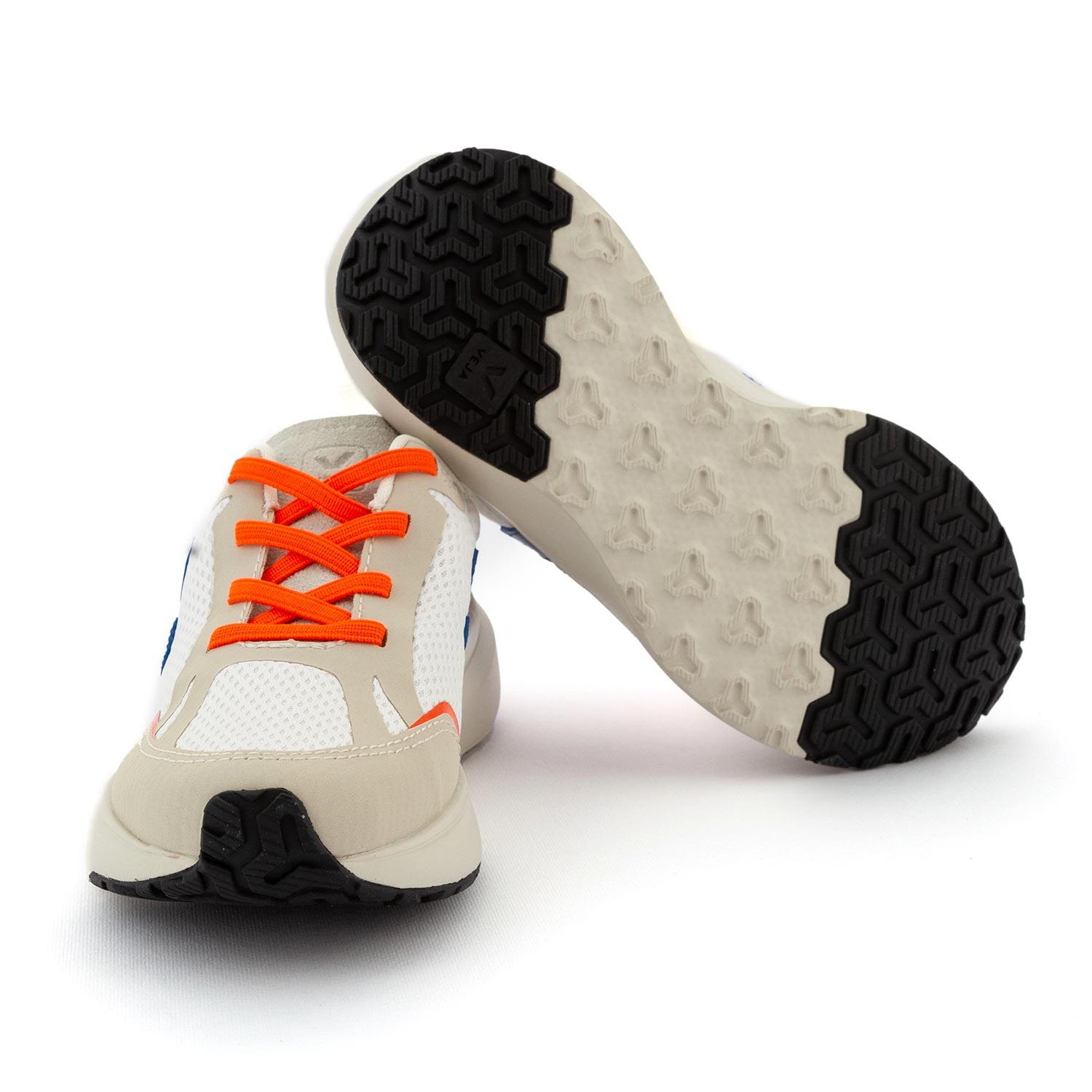 SNEAKER CANARY UNISEX BIANCA CON V BLU JUNIOR - annameglio.com abbigliamento moda