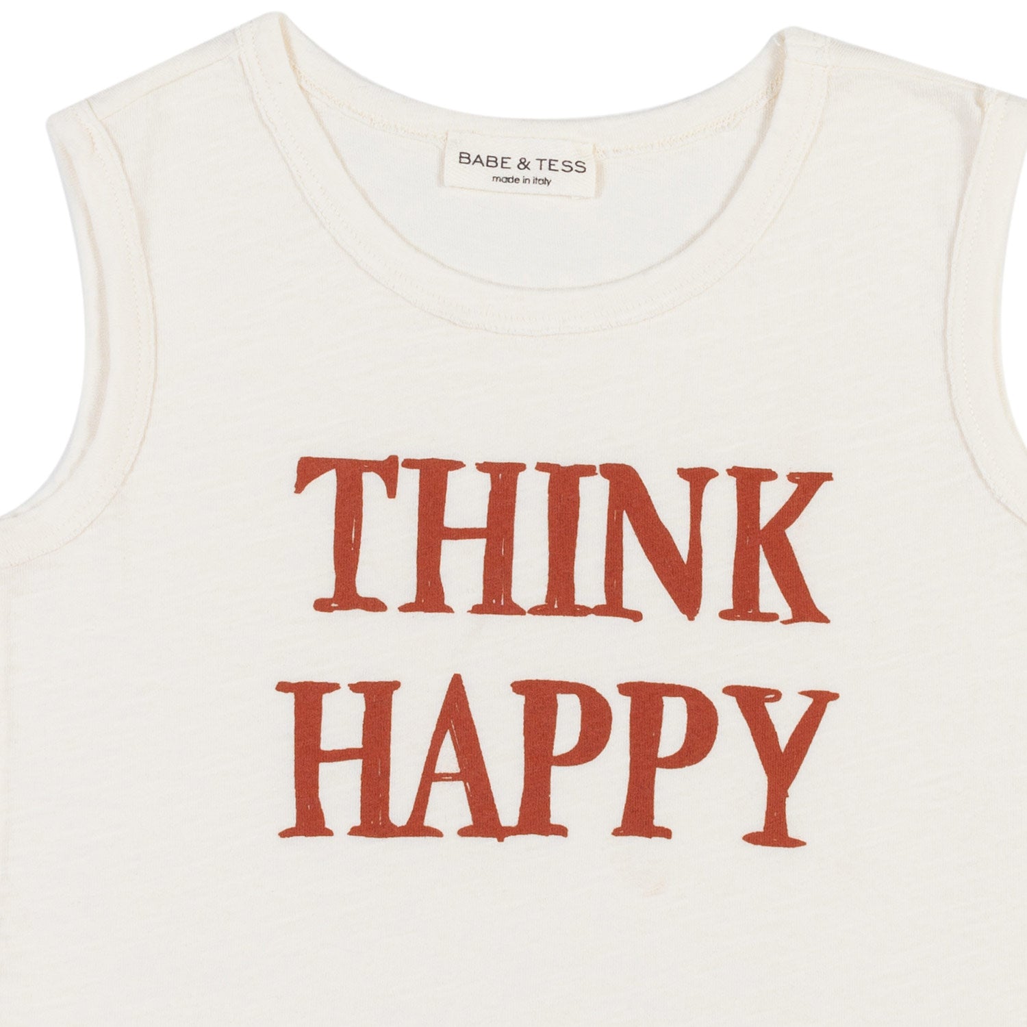 CANOTTA BIANCO LATTE E RUGGINE BAMBINO - annameglio.com abbigliamento moda