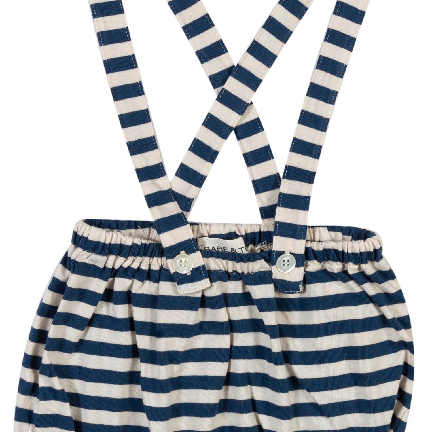 BLOOMERS BIANCO E BLU A RIGHE BIMBO E BIMBA - annameglio.com abbigliamento moda