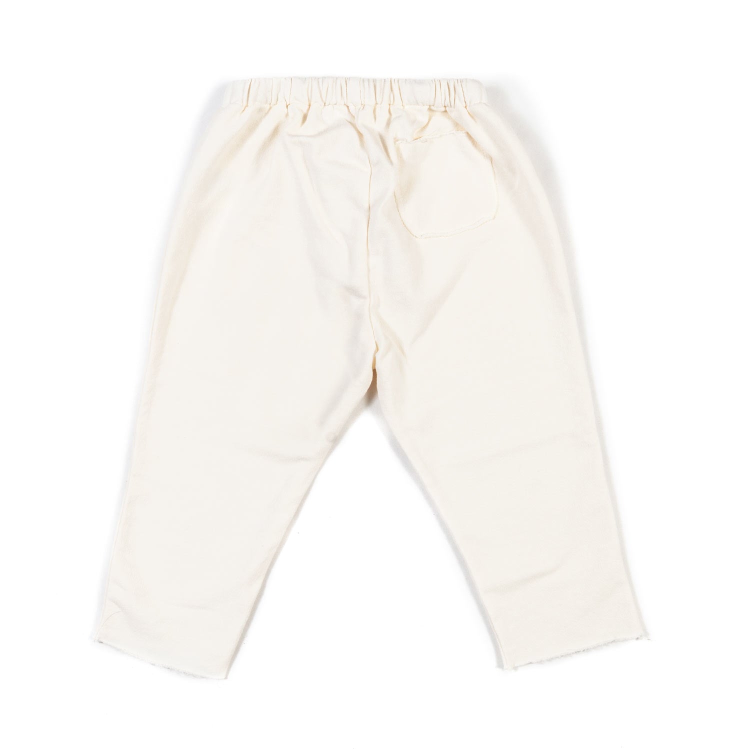 PANTALONE FELPA BIANCO NATURALE BIMBO E BIMBA - annameglio.com abbigliamento moda