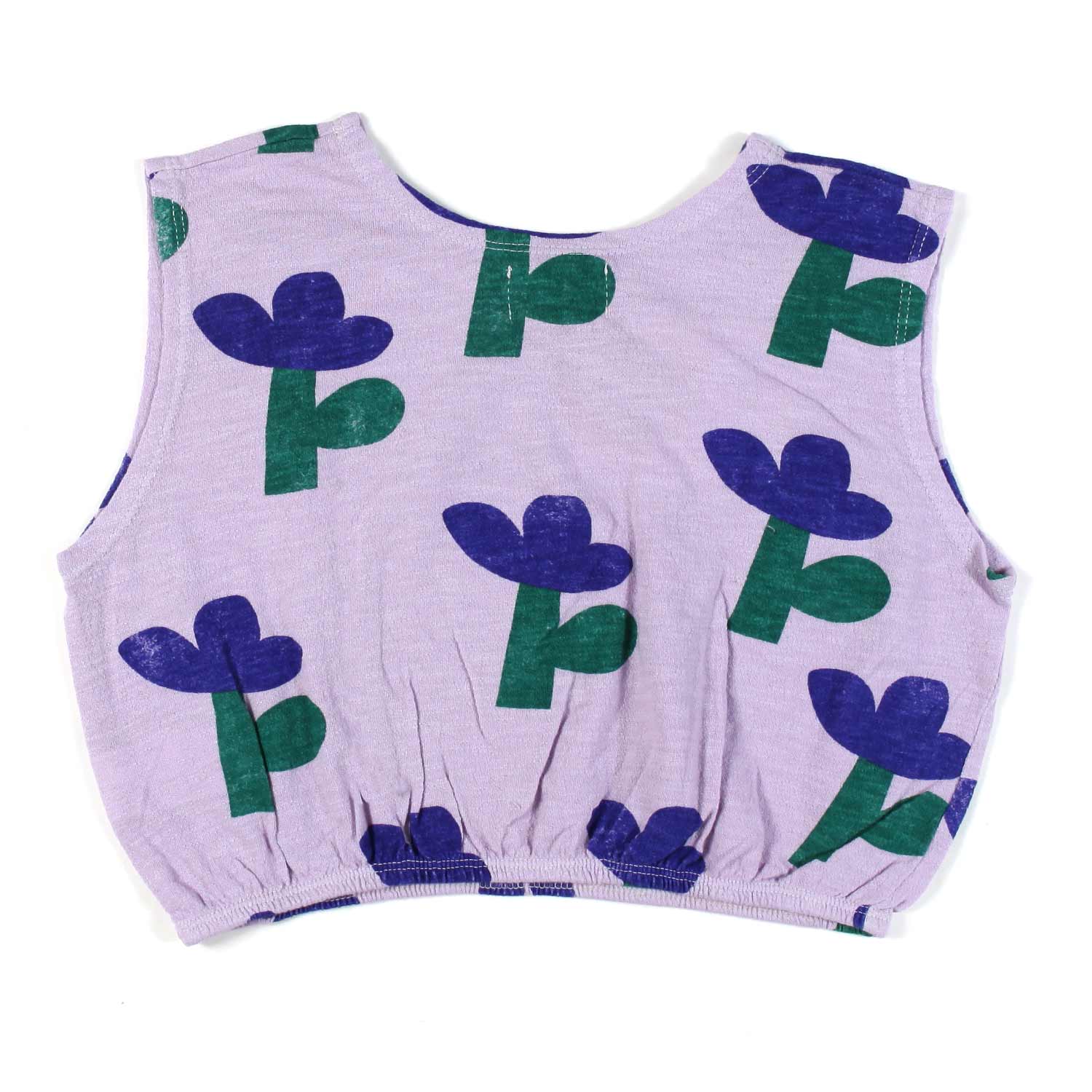 CROP TOP GLICINE CON STAMPE ALL OVER BAMBINA - annameglio.com abbigliamento moda