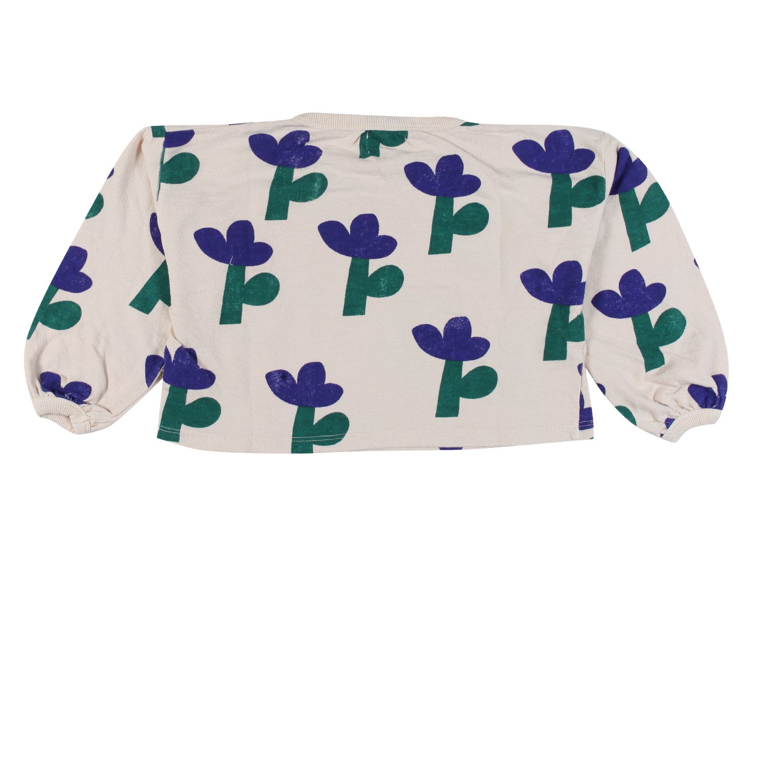 FELPA CROPPED BIANCO NATURALE CON STAMPE BAMBINA - annameglio.com abbigliamento moda