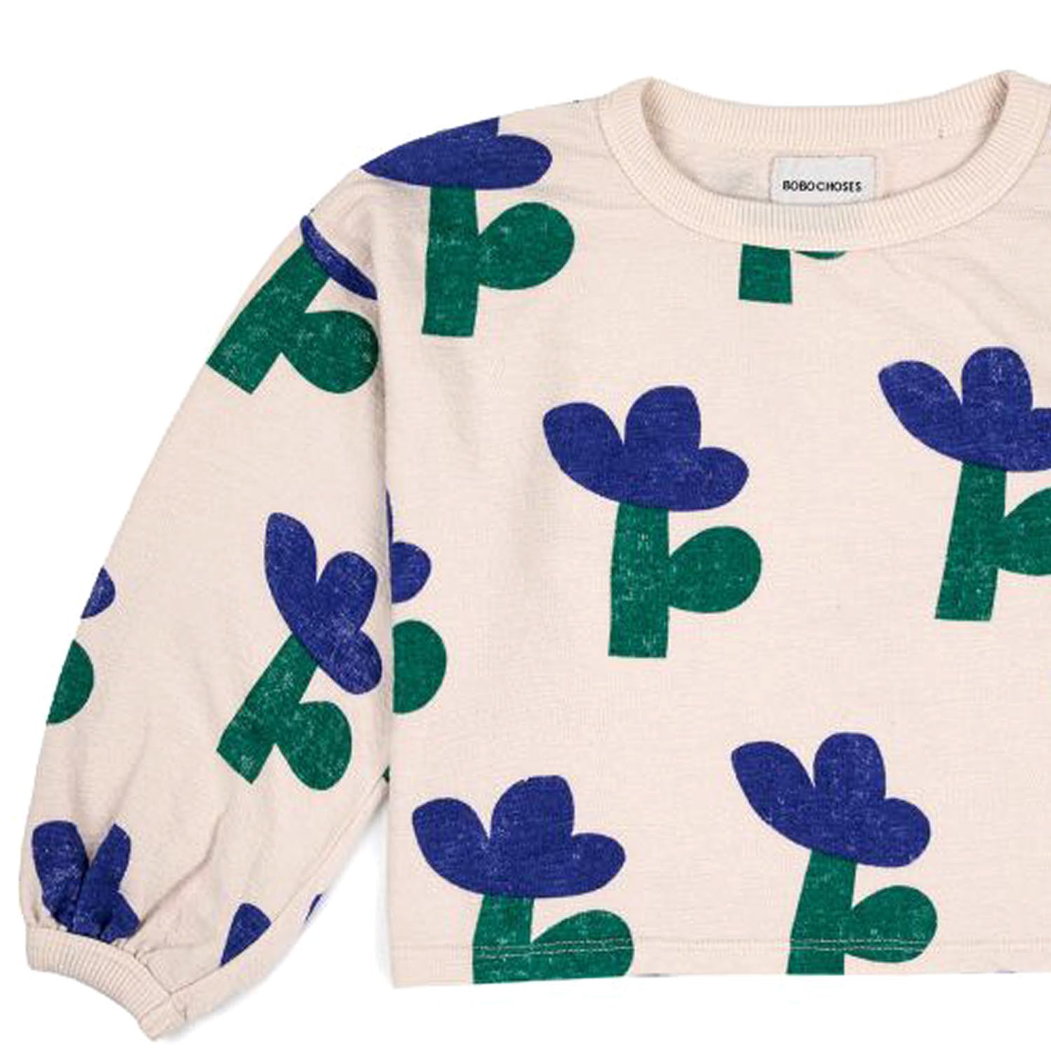 FELPA CROPPED BIANCO NATURALE CON STAMPE BAMBINA - annameglio.com abbigliamento moda