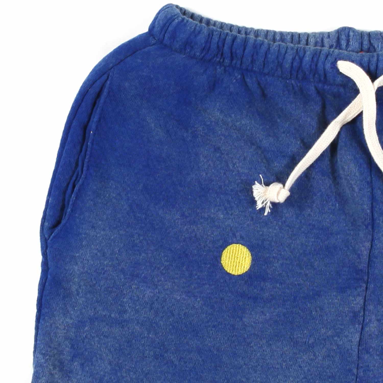 SHORTS FELPA BLU SBIADITO E MULTICOLOR BAMBINO - annameglio.com abbigliamento moda