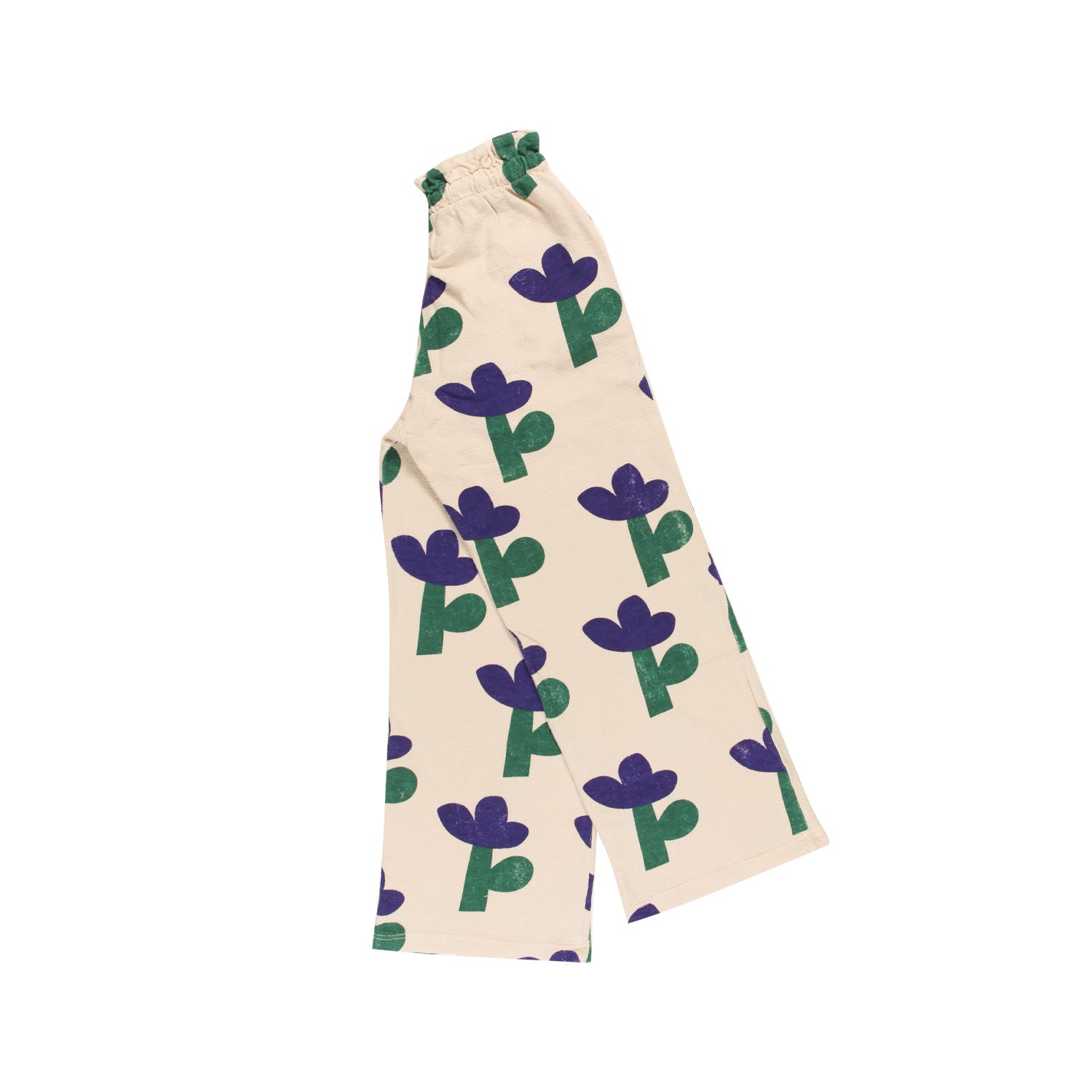 PANTALONE FELPA BIANCO NATURALE CON STAMPE BAMBINA - annameglio.com abbigliamento moda