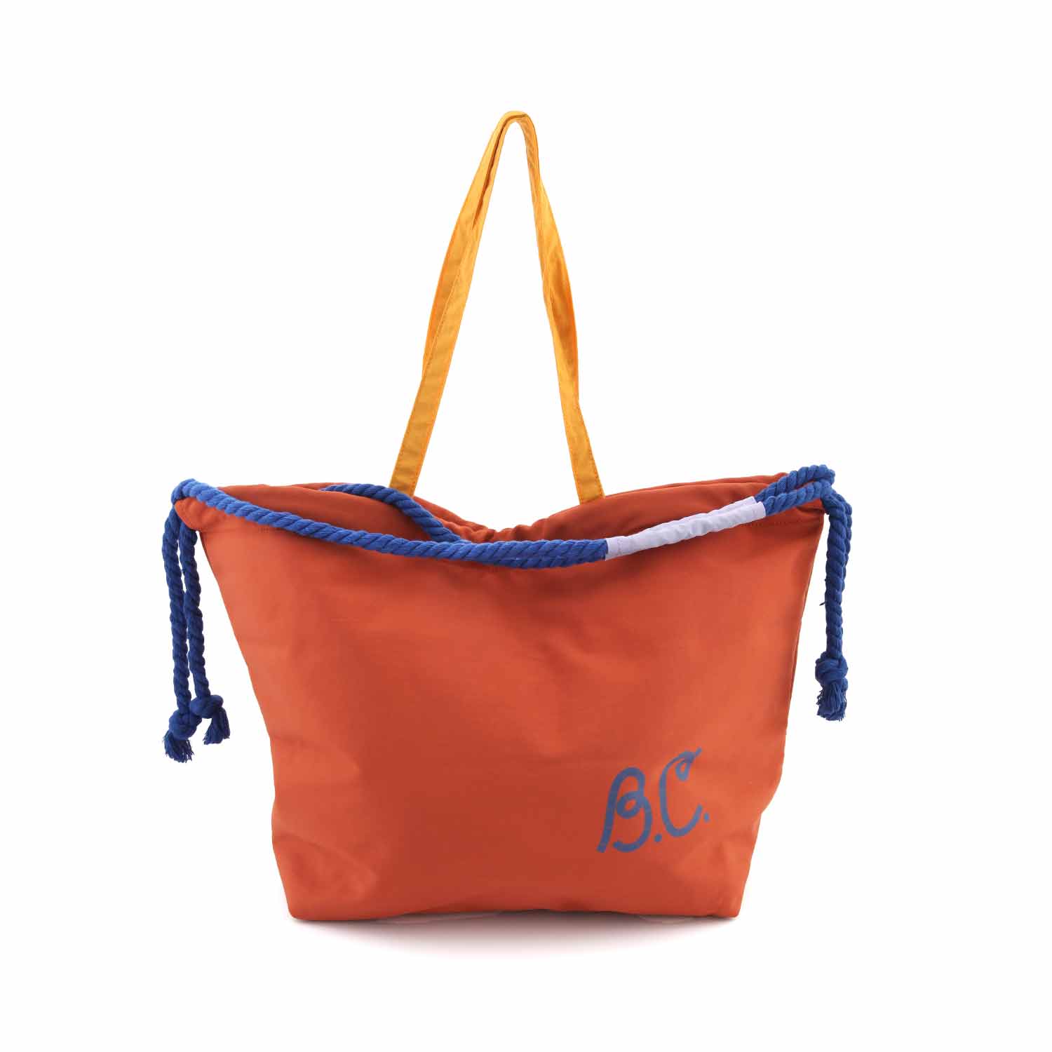 BORSA SHOPPER ROSSO MATTONE E MULTICOLOR - annameglio.com abbigliamento moda