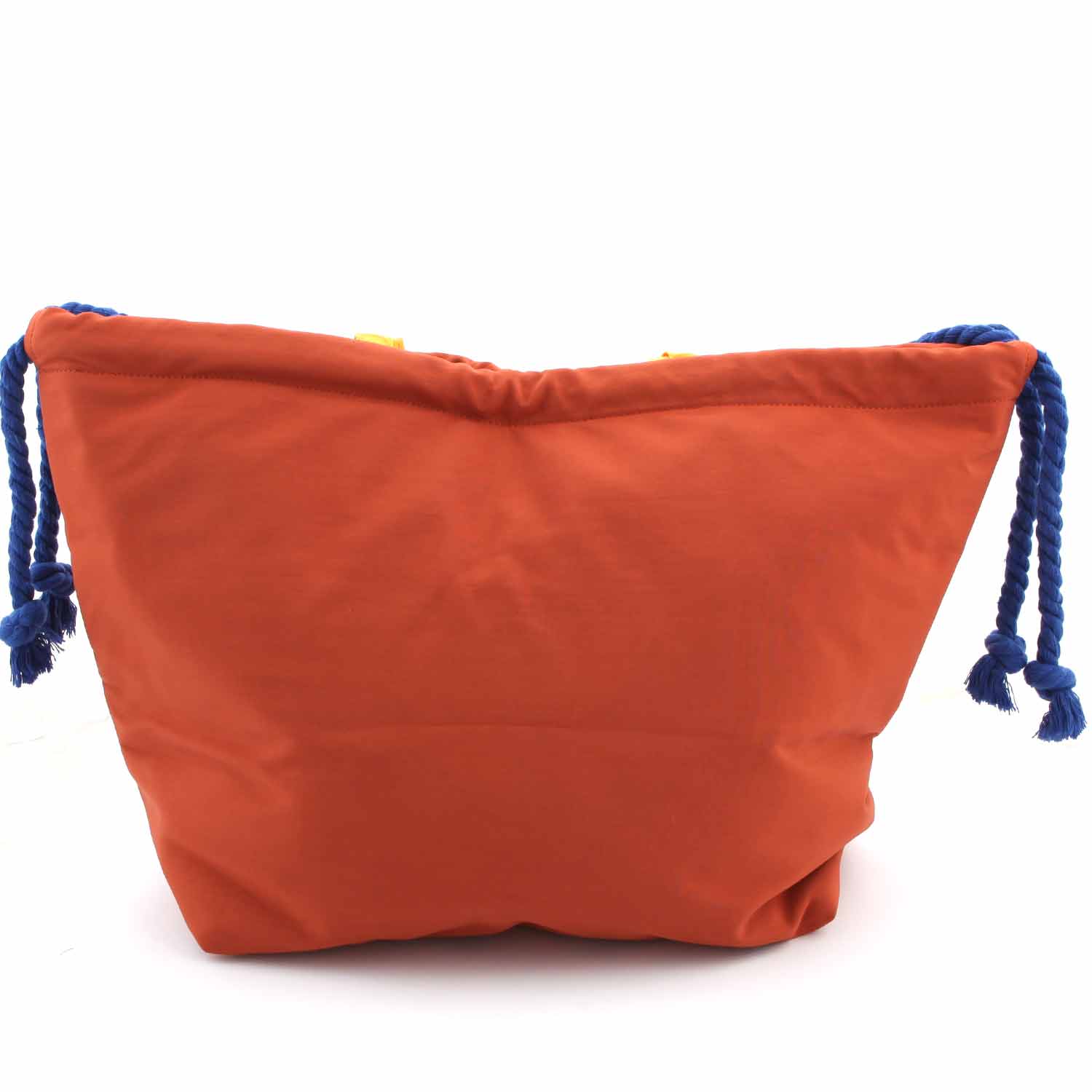 BORSA SHOPPER ROSSO MATTONE E MULTICOLOR - annameglio.com abbigliamento moda