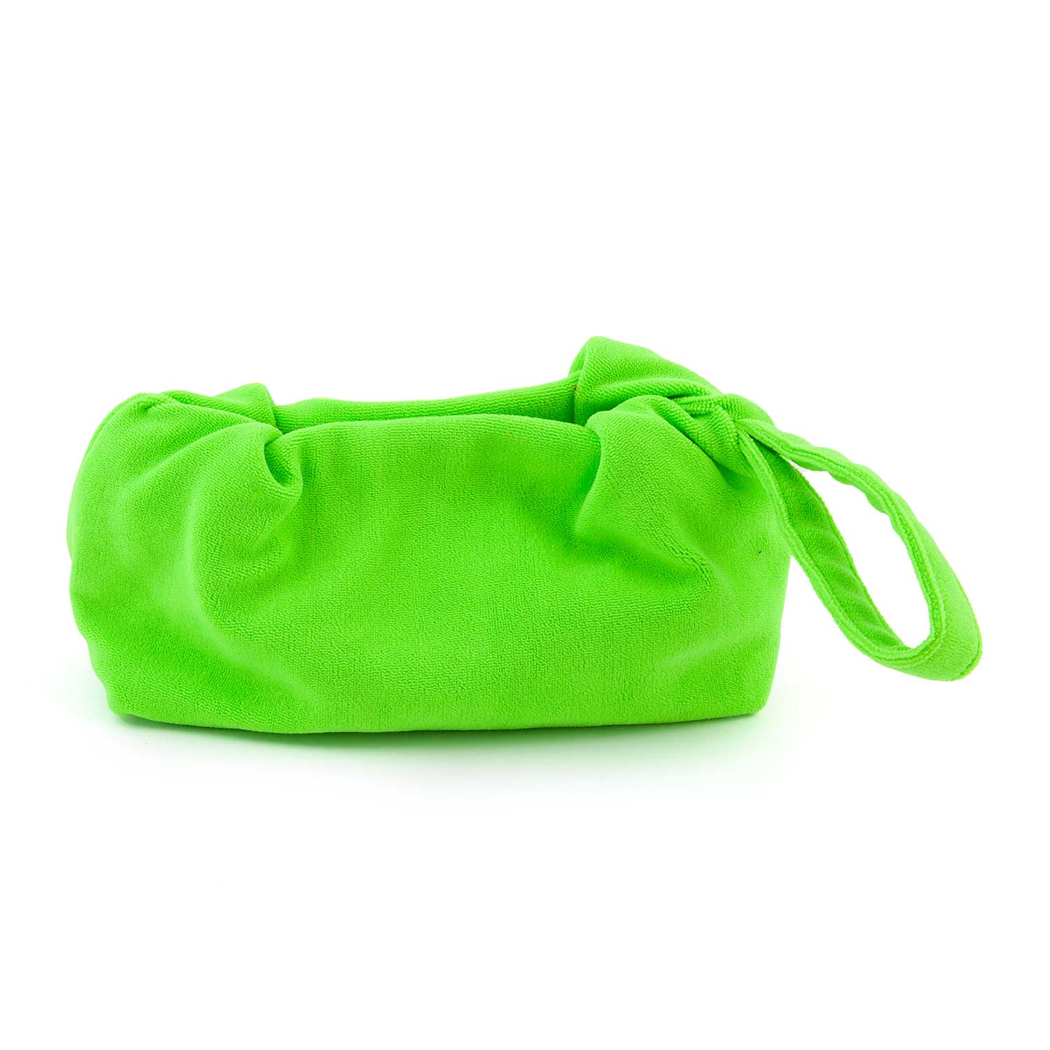 ASTUCCIO DI SPUGNA VERDE FLUO CON LOGO ARANCIO - annameglio.com abbigliamento moda