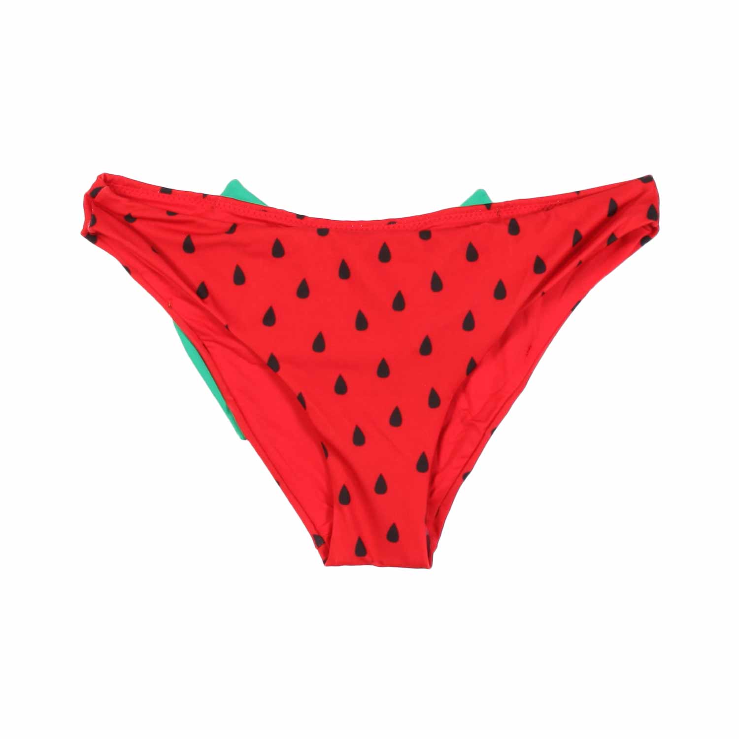 SLIP MARE MADAME ANGURIA ROSSO E VERDE BAMBINA - annameglio.com abbigliamento moda