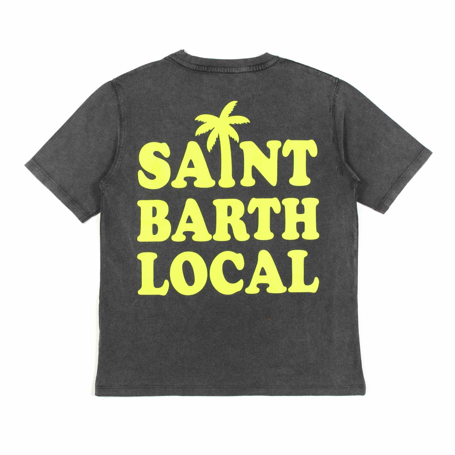 T-SHIRT JOSH ANTRACITE E GIALLO FLUO - annameglio.com abbigliamento moda