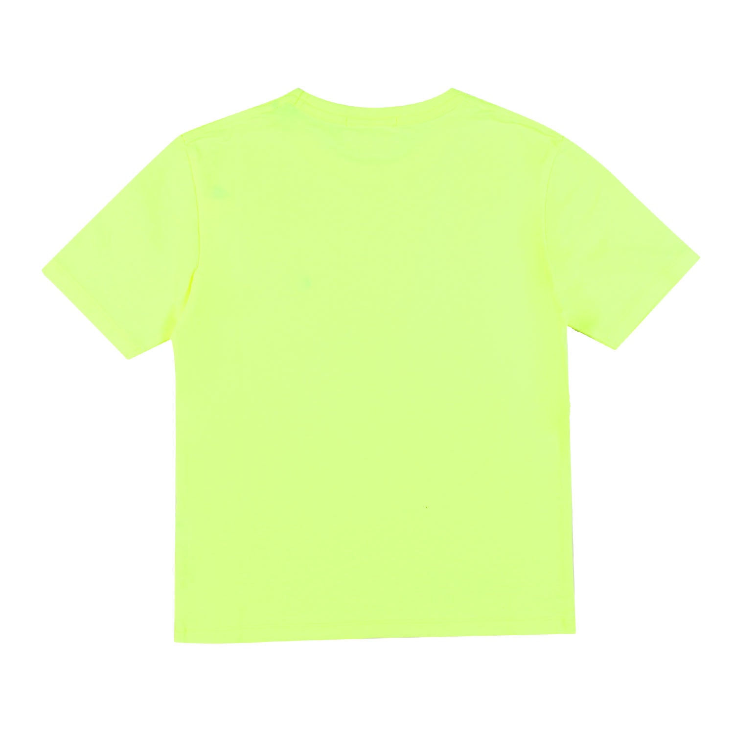T-SHIRT DOVER UNISEX GIALLO FLUO CON LOGO BLU - annameglio.com abbigliamento moda