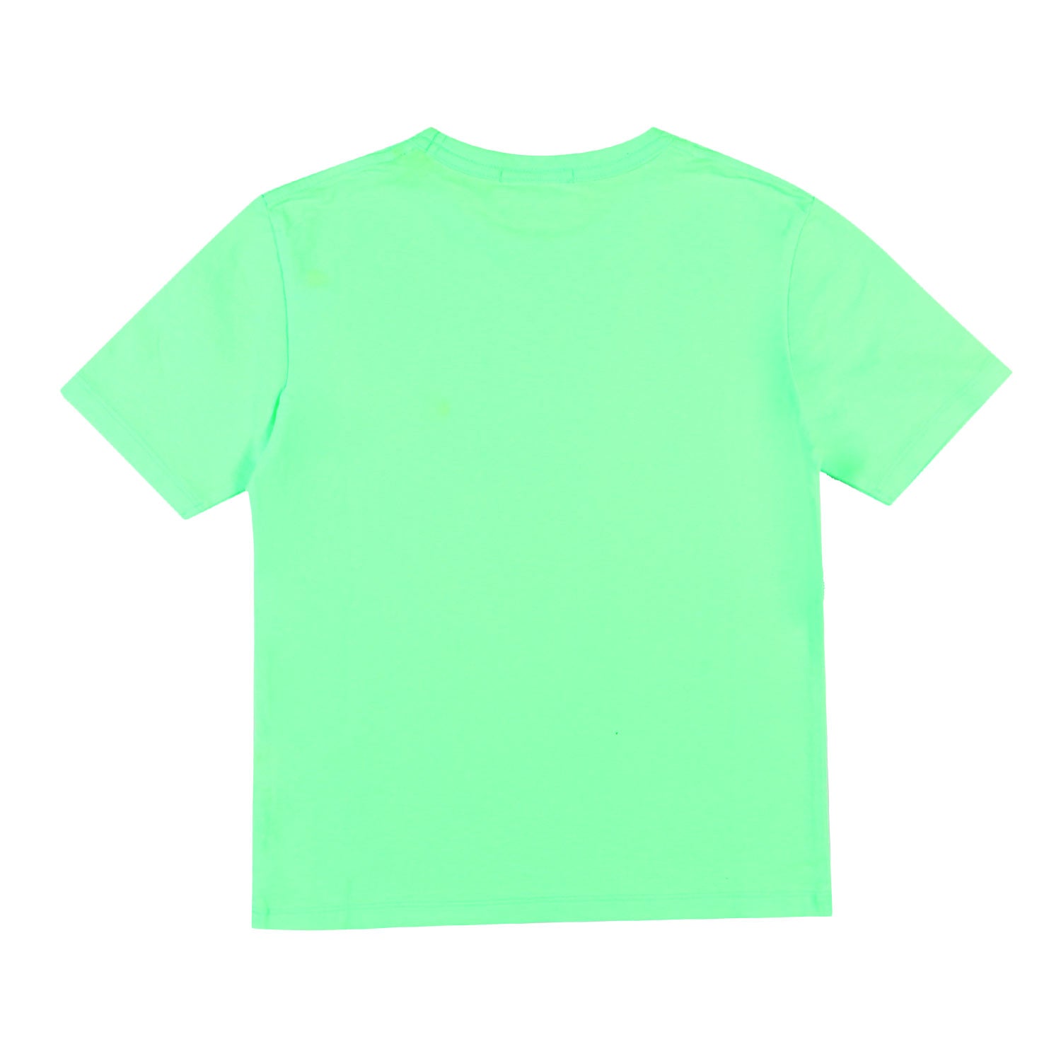 T-SHIRT DOVER UNISEX VERDE MENTA FLUO CON LOGO BLU - annameglio.com abbigliamento moda