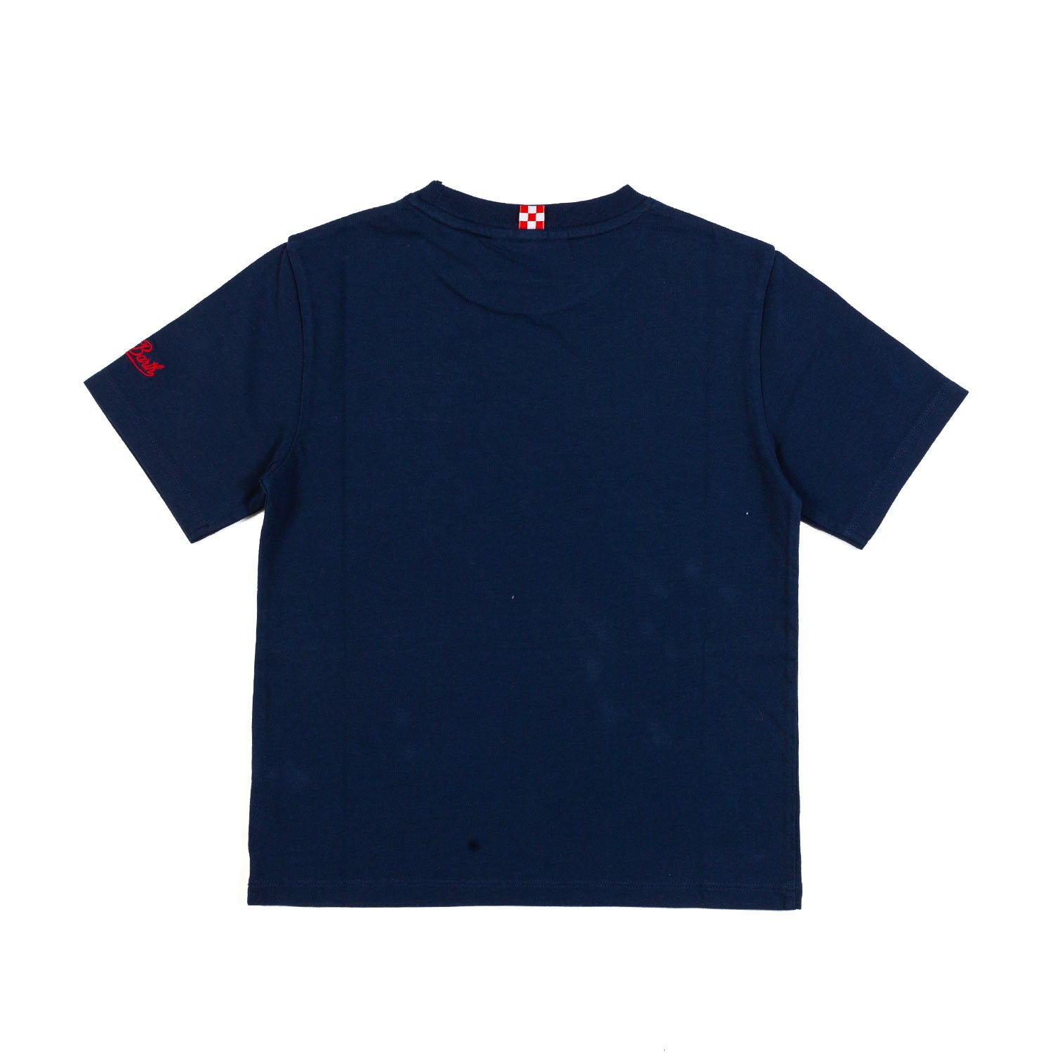 T-SHIRT BAD BOY BLU NAVY CON RICAMO ROSSO - annameglio.com abbigliamento moda