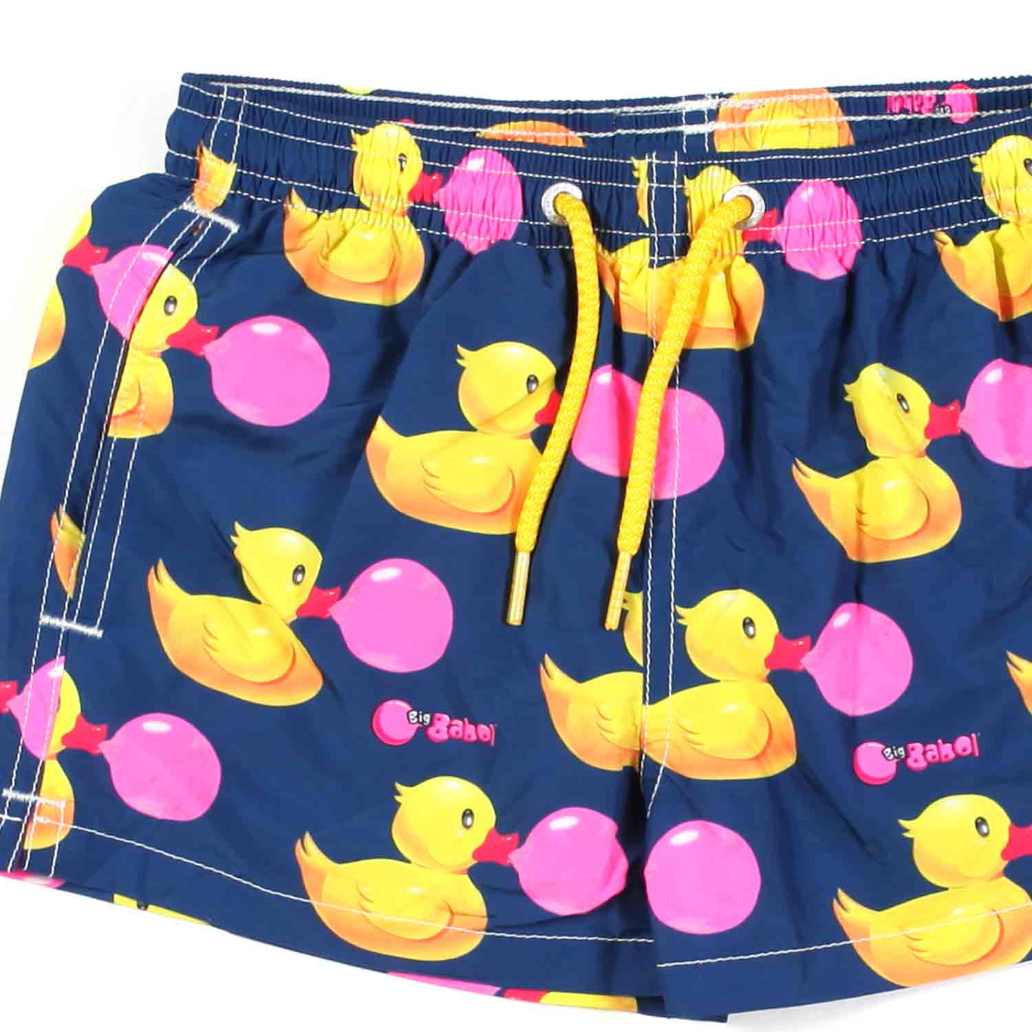 COSTUME BOXER BIG BABOL BLU NAVY E GIALLO BAMBINO - annameglio.com abbigliamento moda