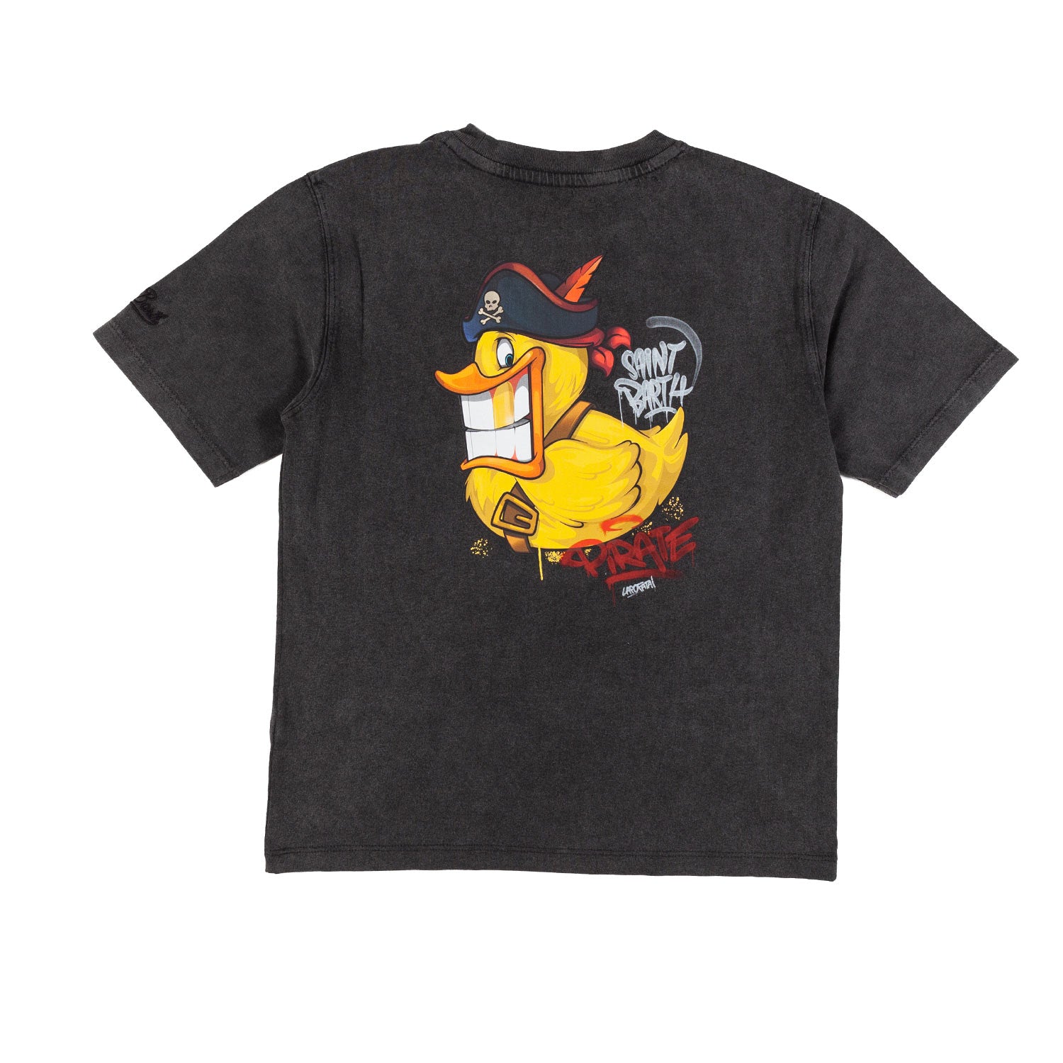 T-SHIRT DUCKY PIRATE NERA - annameglio.com abbigliamento moda