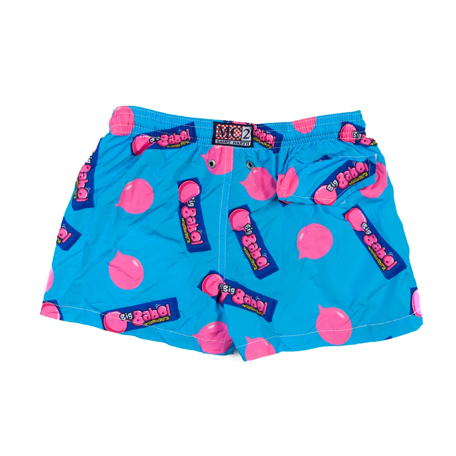 COSTUME BOXER AZZURRO CON STAMPE BIG BABOL - annameglio.com abbigliamento moda